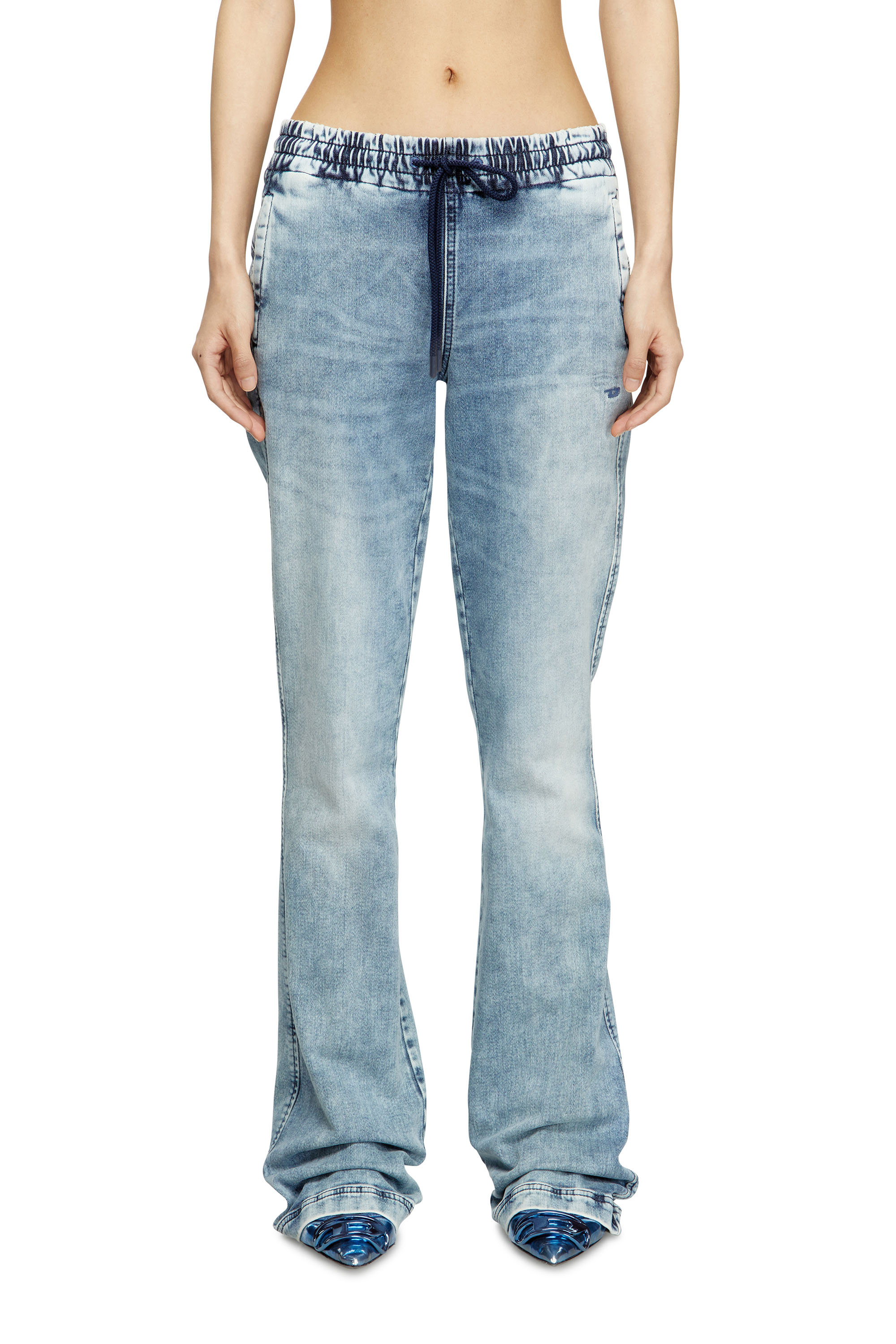 Diesel - Bootcut 2069 D-Ebbey Joggjeans® 09M32 Mujer, Azul Claro - 1