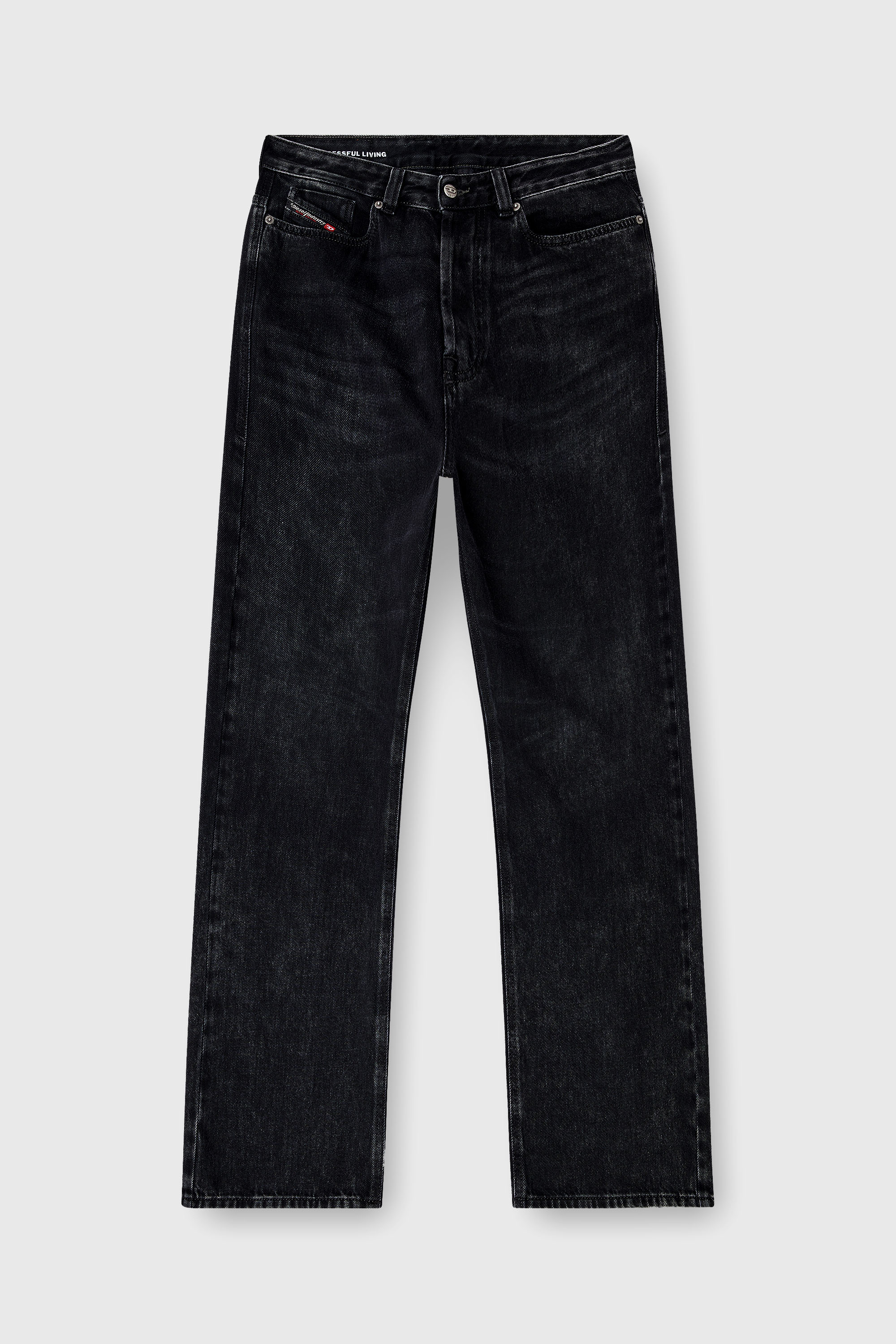 Diesel - Relaxed Jeans 1980 D-Eeper 09P09 Hombre, Negro/Gris oscuro - 4