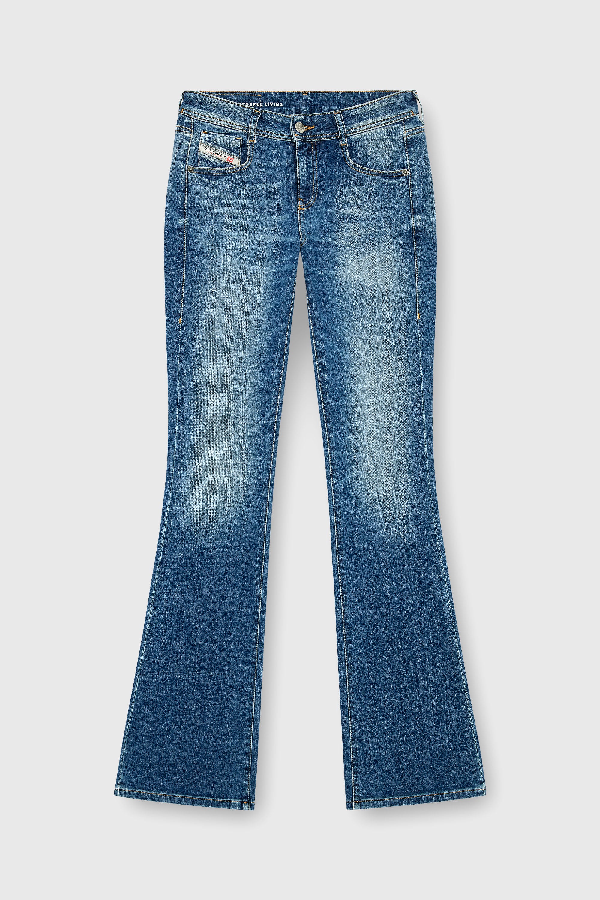 Diesel - Bootcut Jeans 1969 D-Ebbey 09J33 Mujer, Azul medio - 2