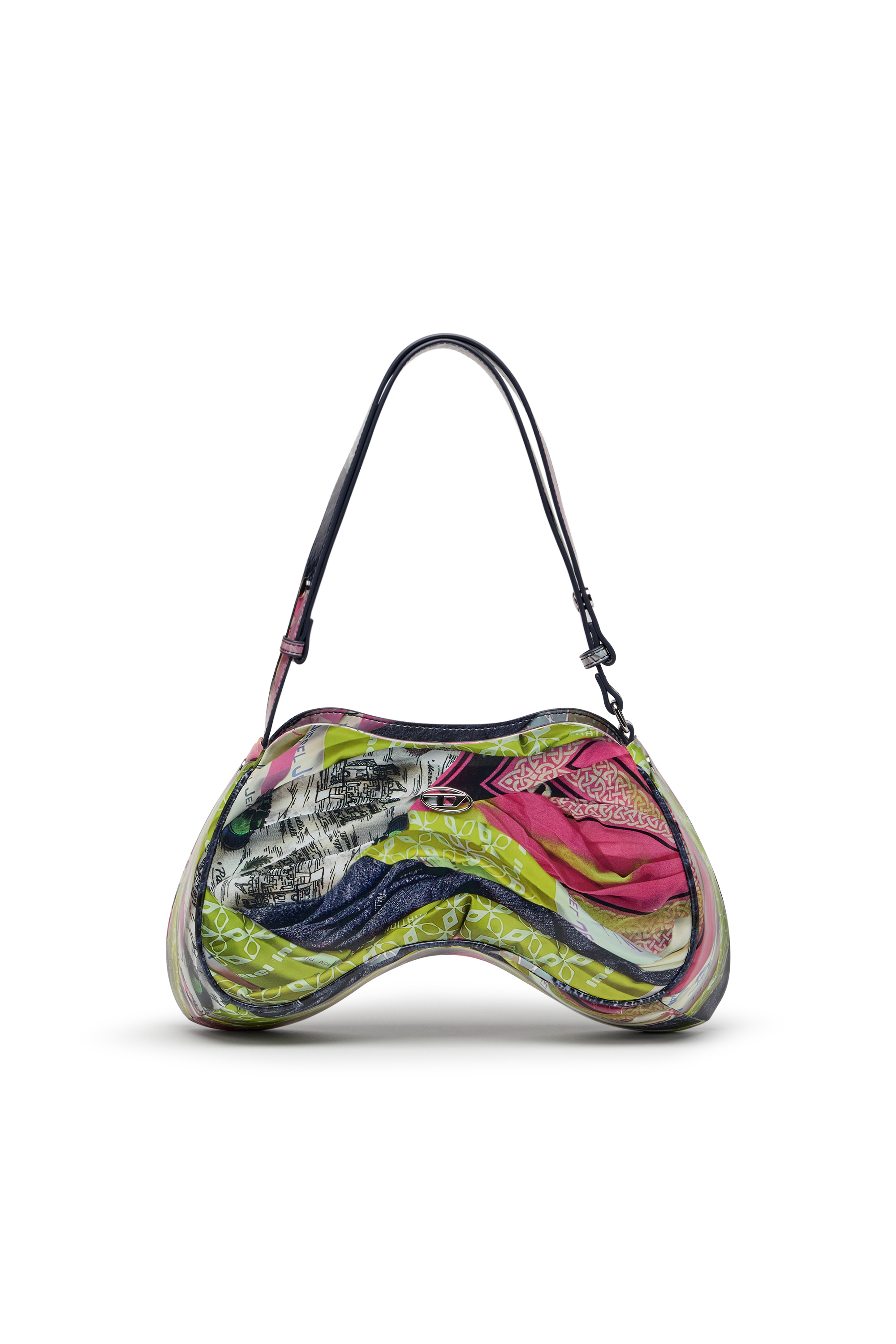 Diesel - PLAY SHOULDER, Play-Bolso de hombro brillante Mujer in Multicolor - 2