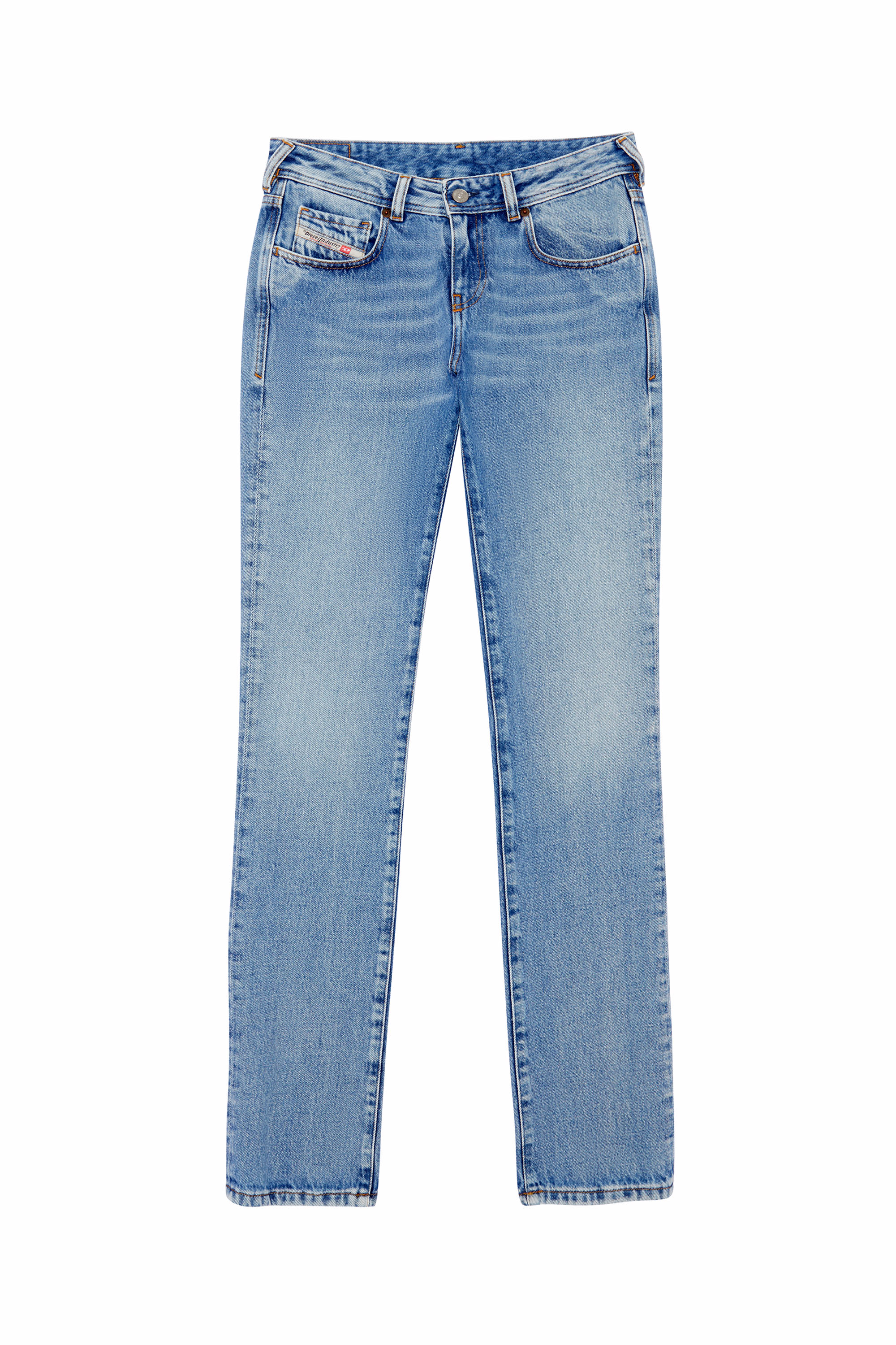 2002 09C16 Straight Jeans, Azul medio - Vaqueros