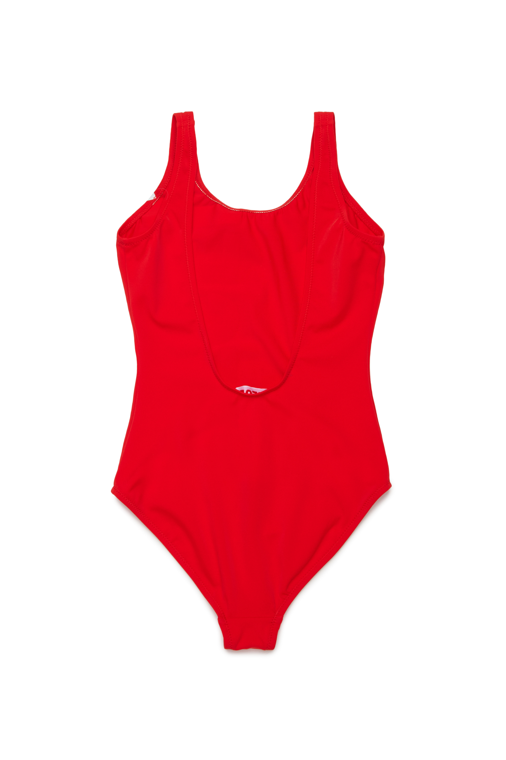 Diesel - MIDELY, Ba&ntilde;ador de color liso con maxi logo Mujer in Rojo - 2