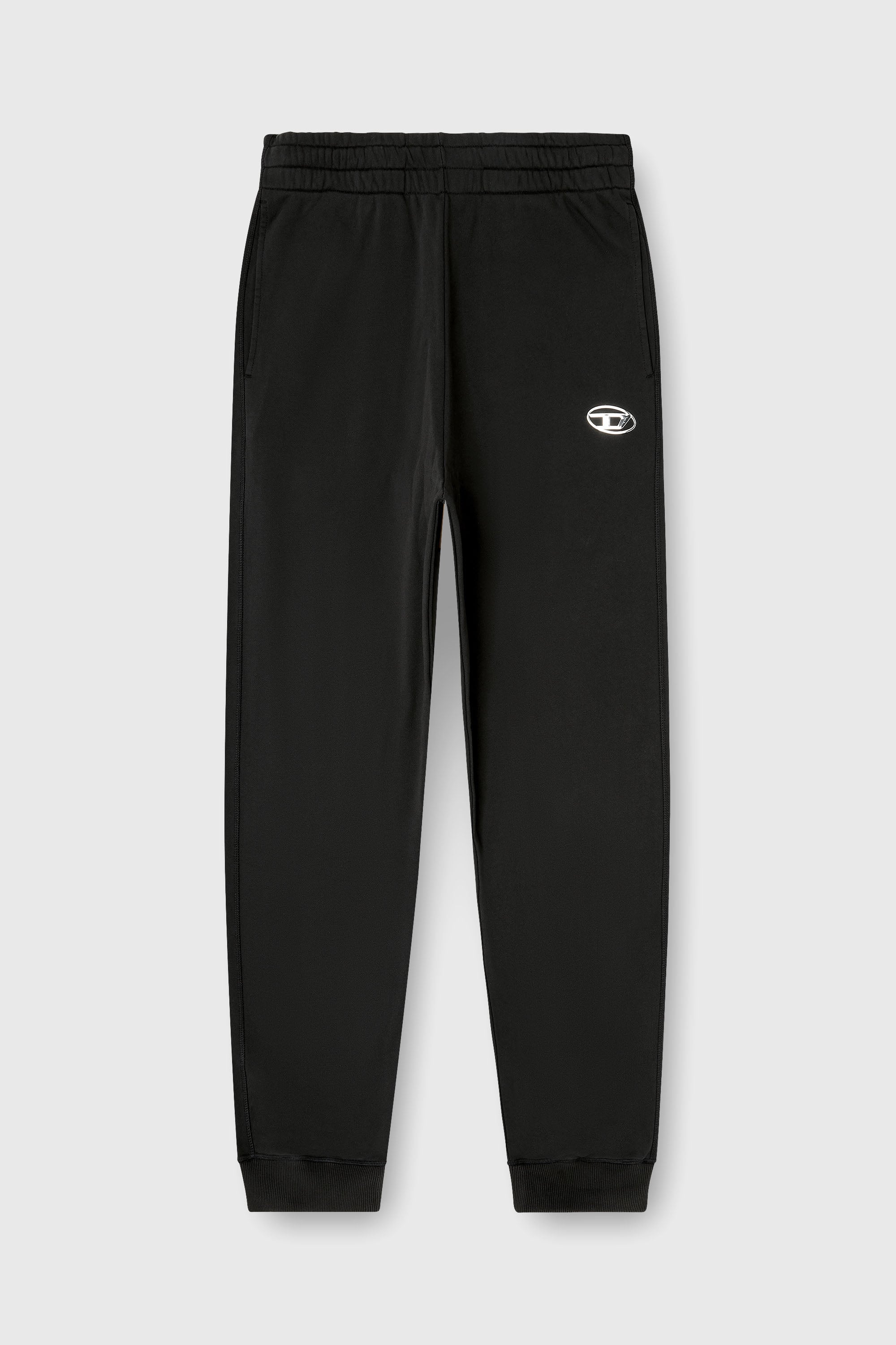 Diesel - P-MARKY-IOD, Pantalones de algod&oacute;n con Oval D met&aacute;lico Hombre in Negro - 2