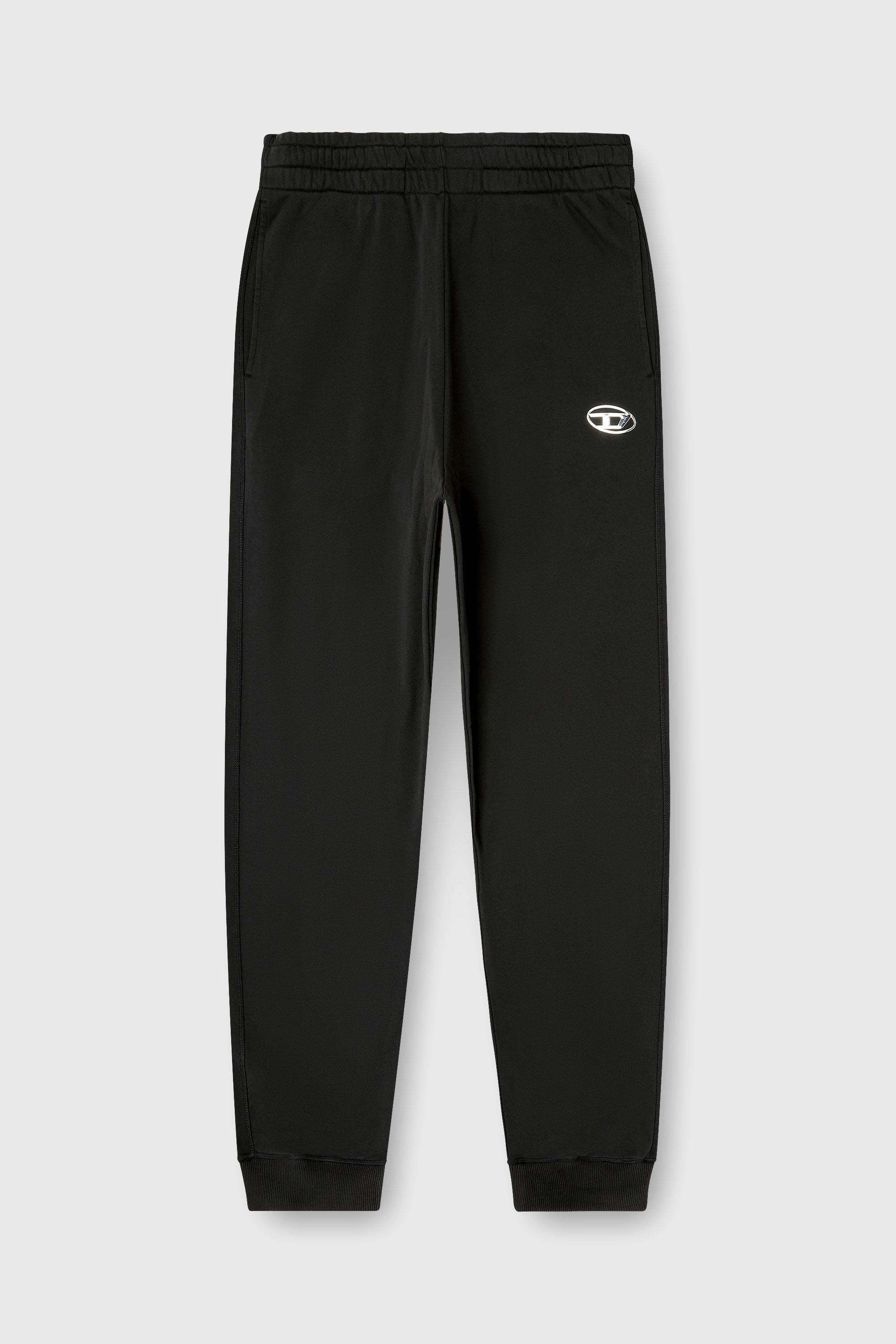 Diesel - P-MARKY-IOD, Pantalones de algod&oacute;n con Oval D met&aacute;lico Hombre in Negro - 2