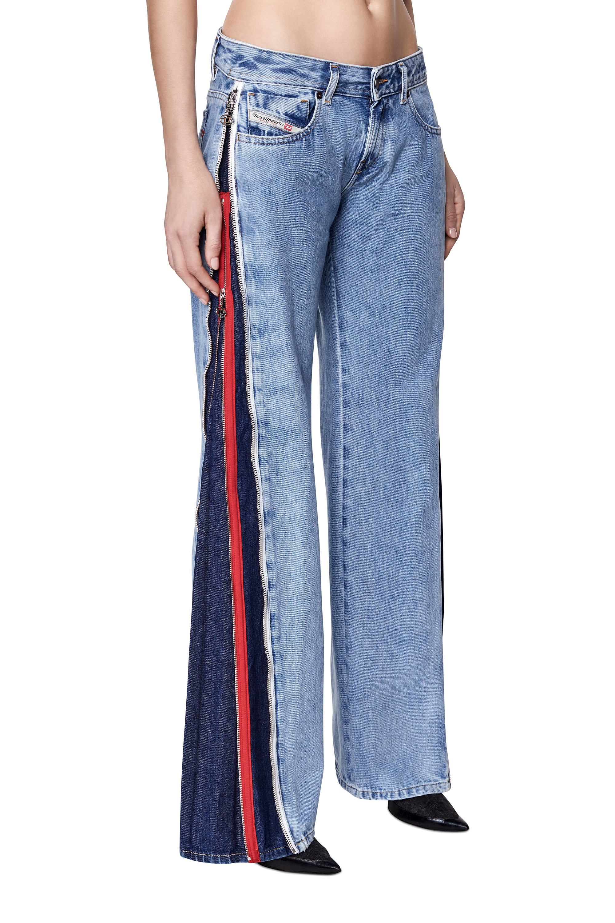 Diesel - 2002 09D17 Straight Jeans, Azul Claro - Image 4