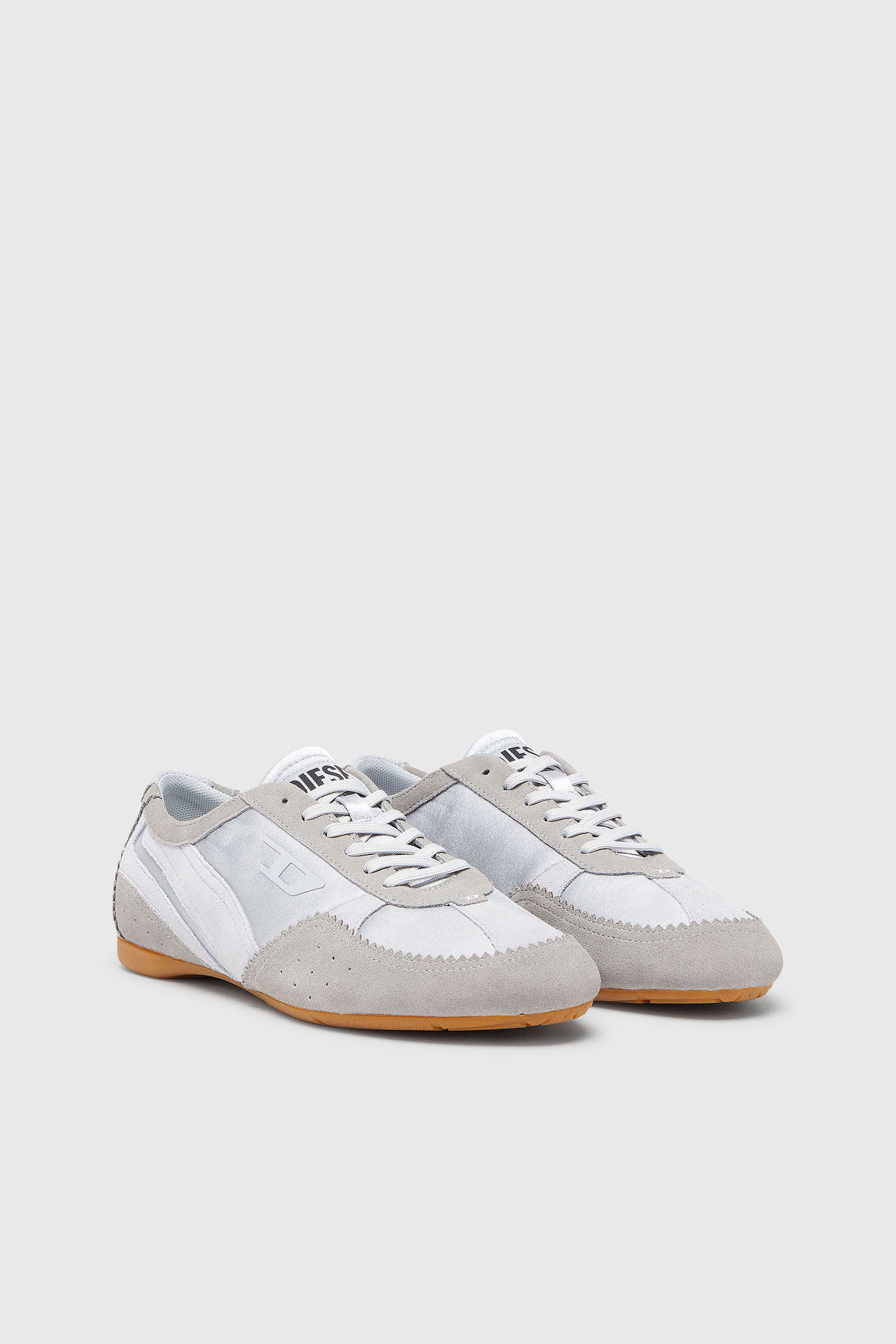 Diesel - D-MILE LOW II W, D-Mile- Zapatillas con superposiciones de ante Mujer in Azul marino - 2