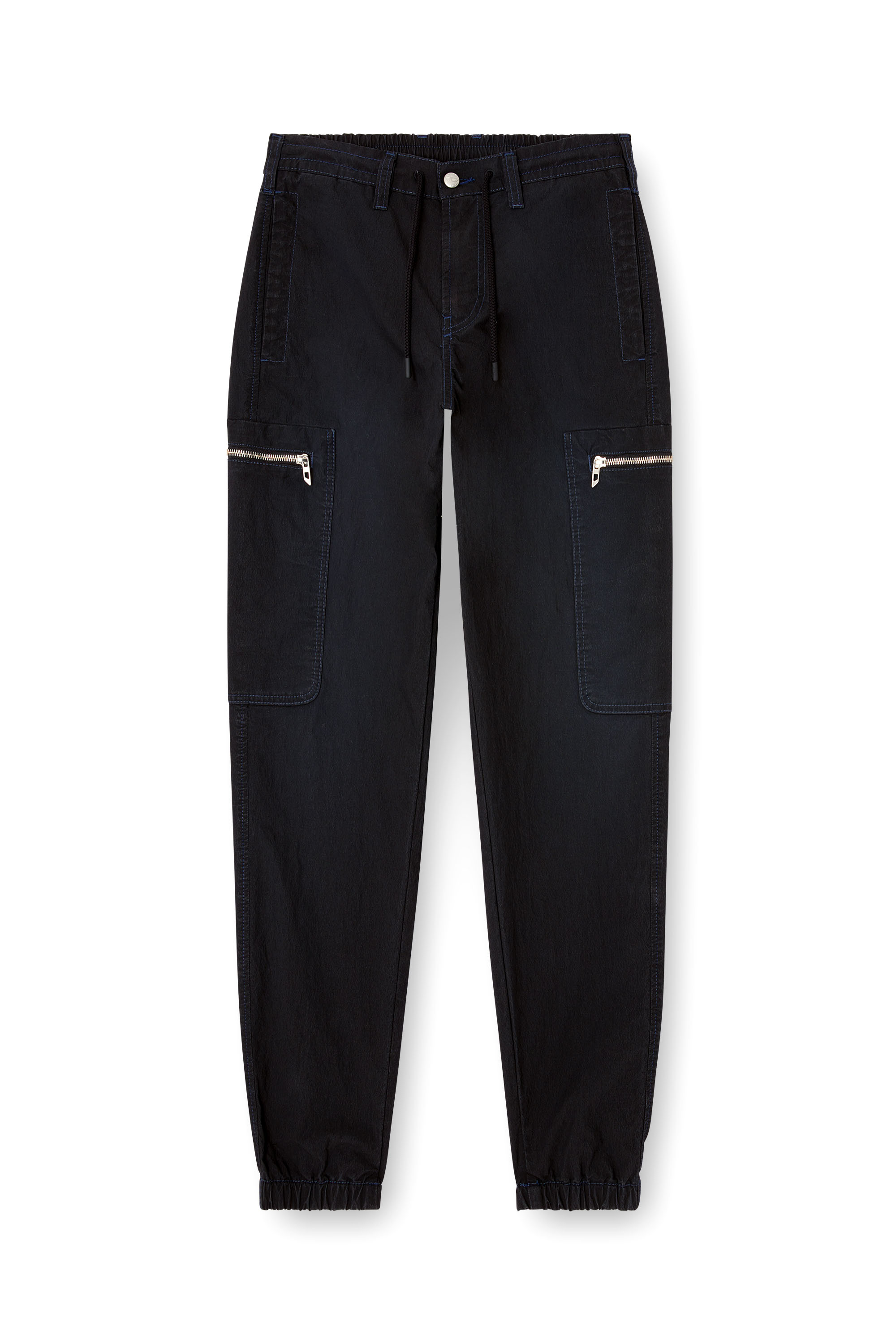 Diesel - Slim D-Lab JoggJeans® 068SJ Unisex, Negro/Gris oscuro - 3