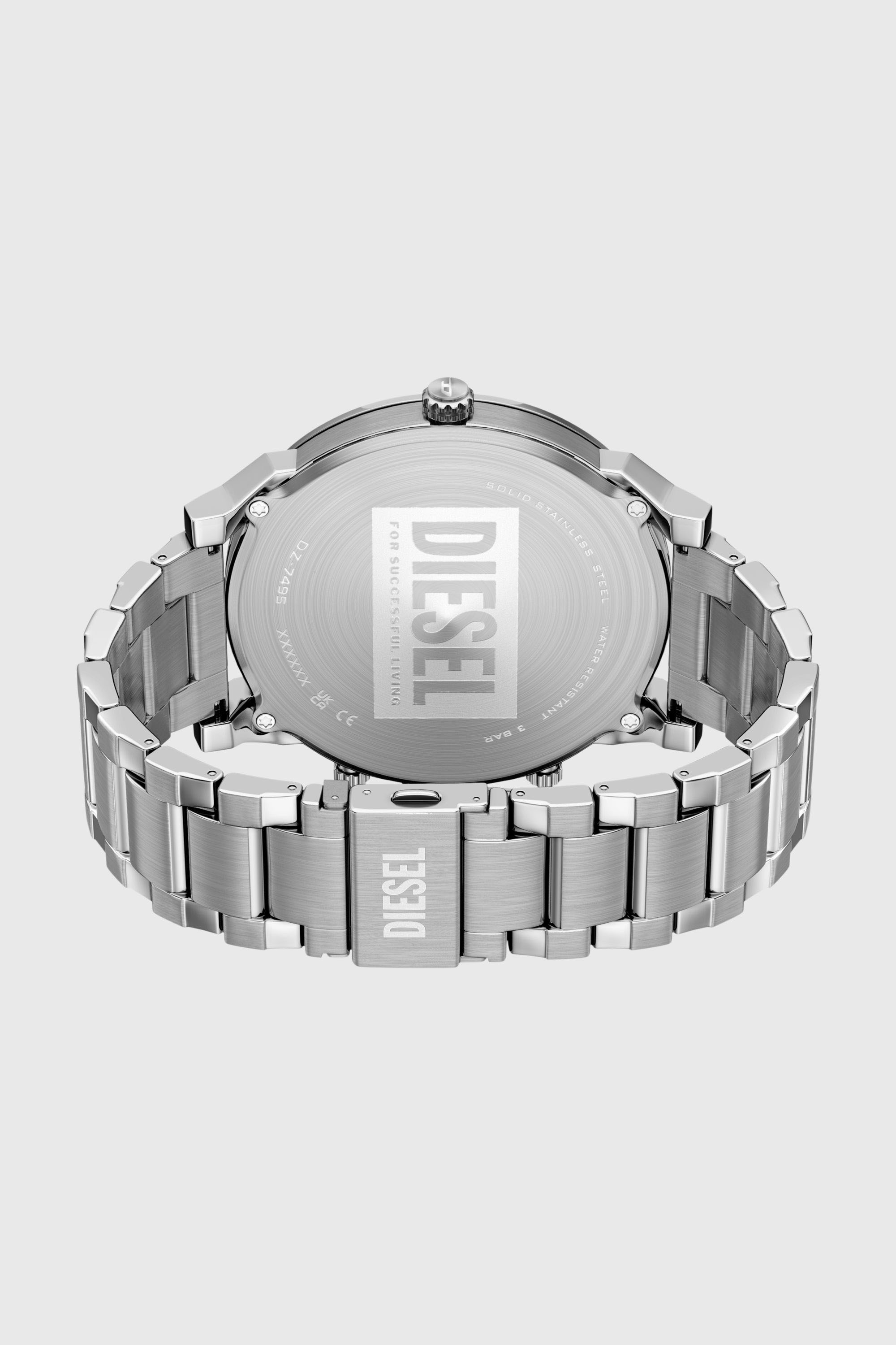Diesel - DZ7495 WATCH, Mr. Daddy Slim Reloj de acero inoxidable Hombre in Plateado - 6