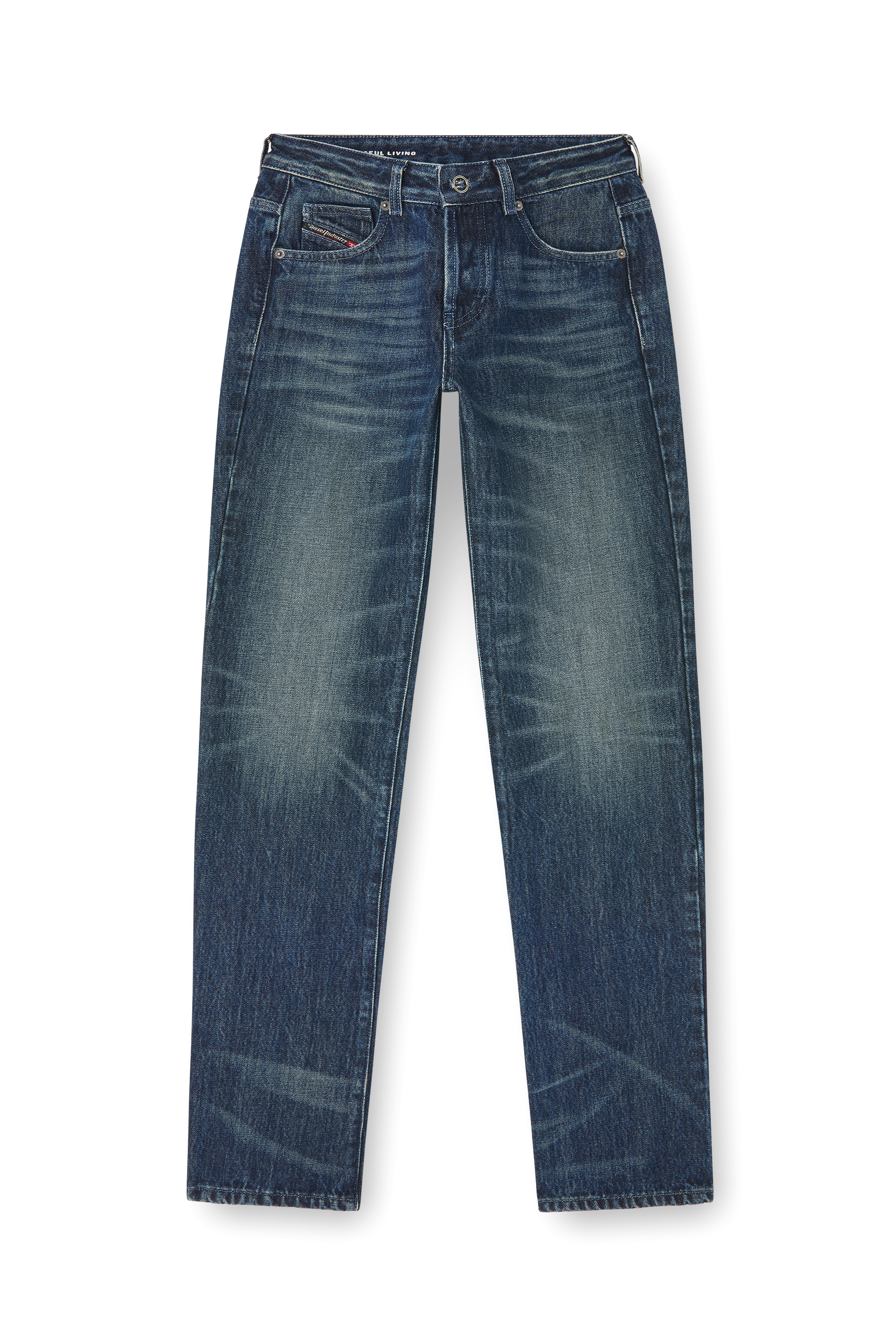 Diesel - Regular Jeans D-Heel 007FZ Mujer, Azul Oscuro - 6