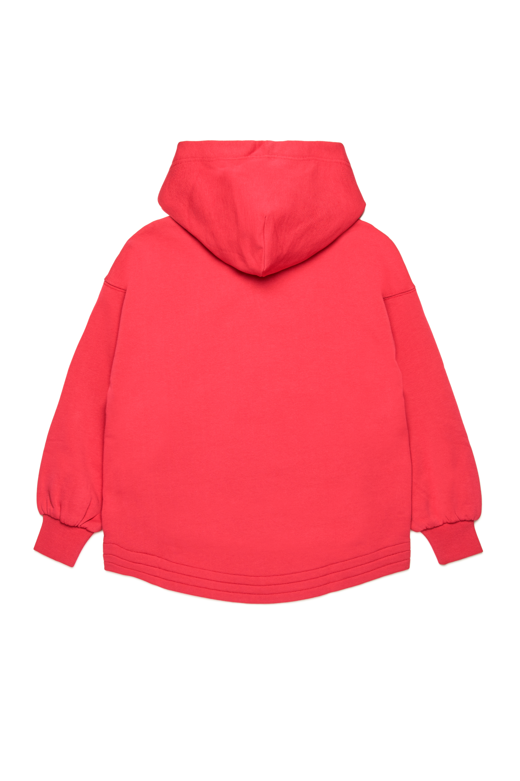 Diesel - SFPERU, Sudadera con capucha y cremallera con logotipo Oval D recortado Mujer in Rosa - 2