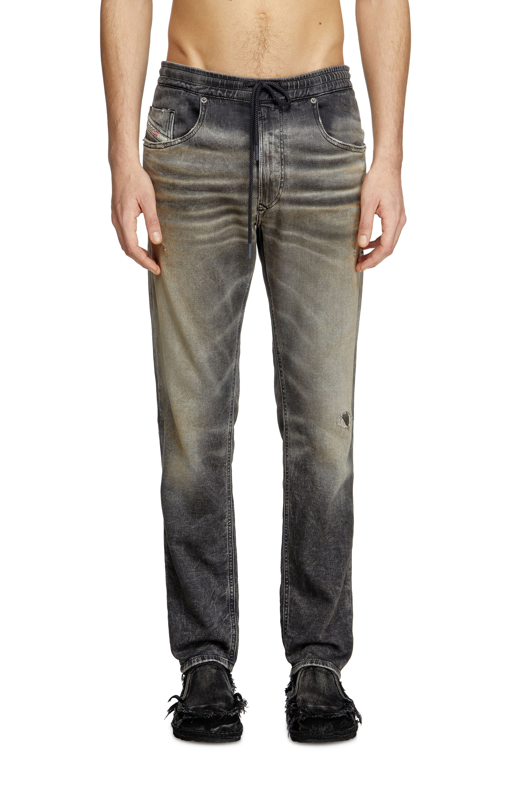 Diesel - Regular 2030 D-Krooley Joggjeans® 068PG Hombre, Gris Claro - 1