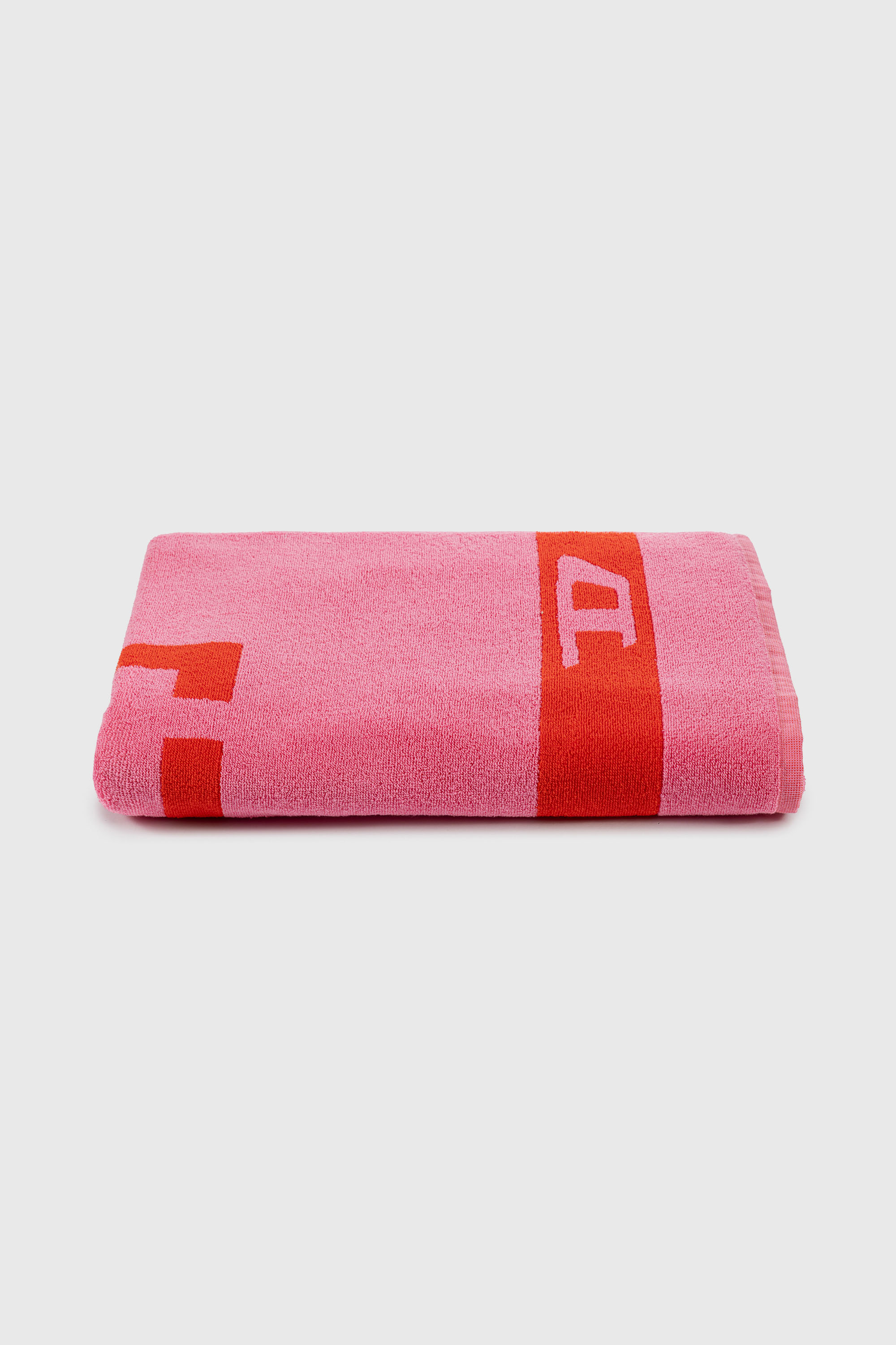 Diesel - 1018133  PIXEL TOYS 1 PINK/RED TOWEL, Toalla de rizo 100x180 cm Unisex in Rojo - 3