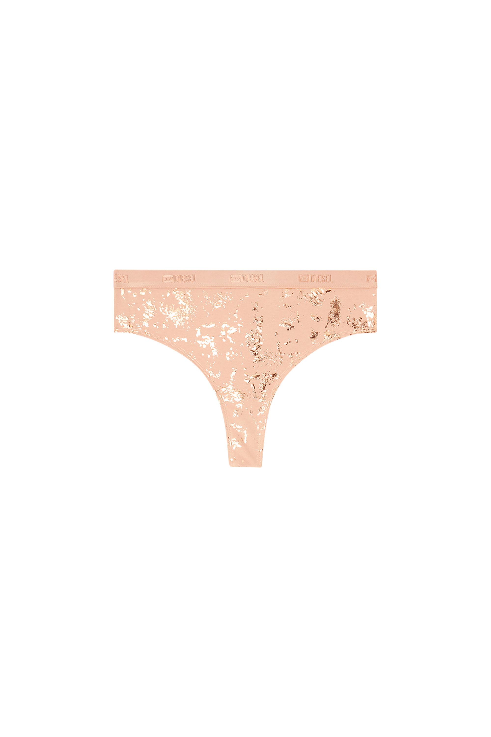Diesel - STARS-GFT, Tanga de algodón elástico con efecto metálico Mujer in ToBeDefined - 3