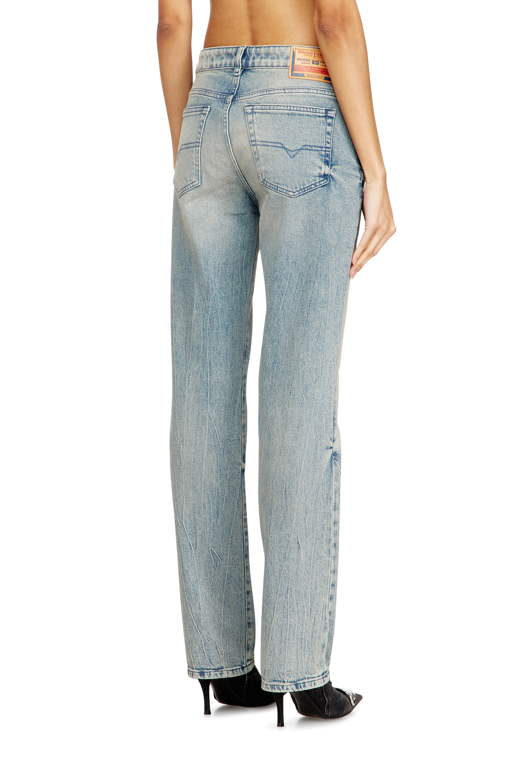 Diesel - Regular Jeans 1989 D-Mine 09N55 Mujer, Azul Claro - 4