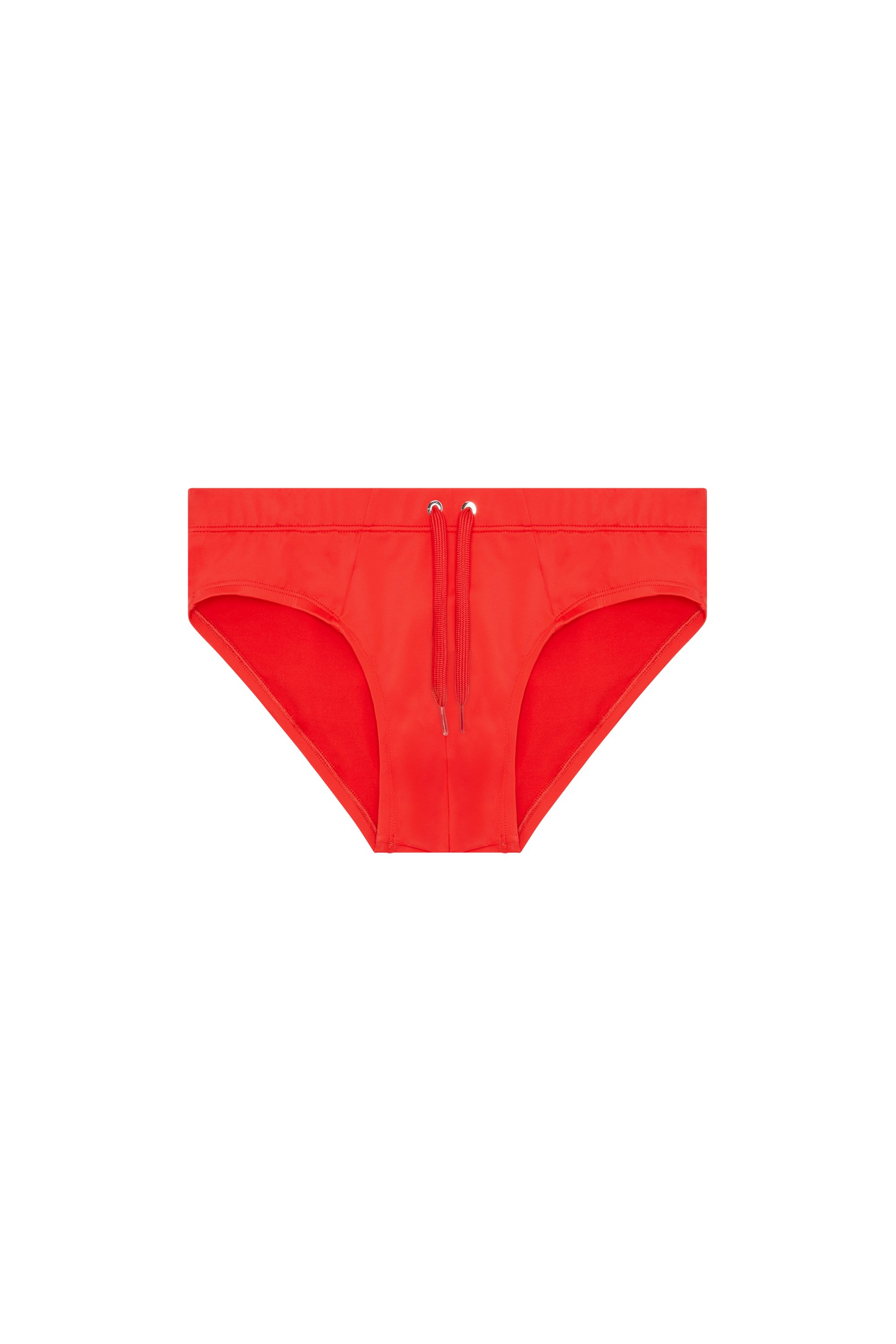 Diesel - BMBR-ALFIE, Hombre Slip de baño con estampado del logotipo en la parte trasera in Rojo - Image 4