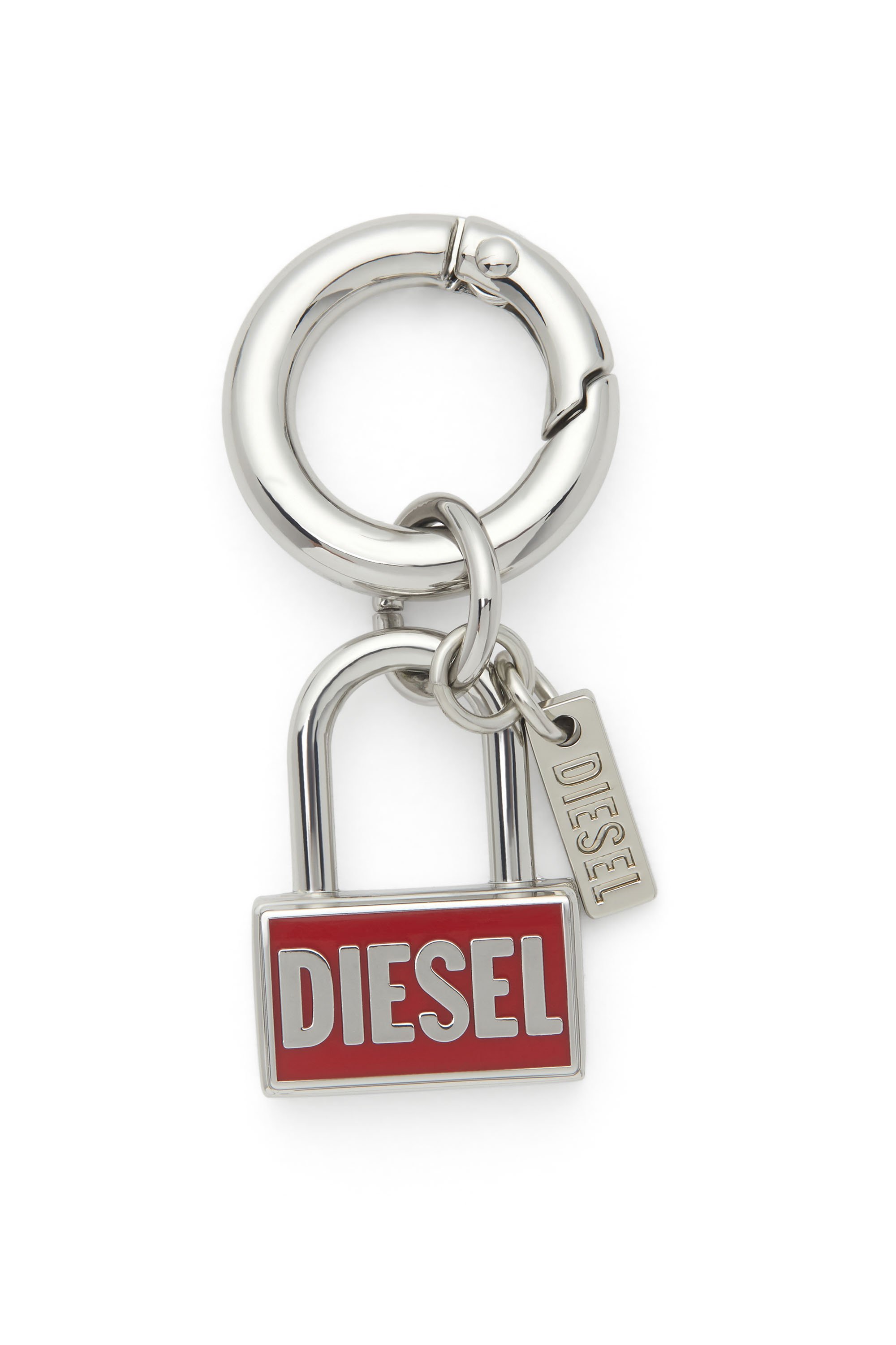 CHARM-LOCK, Plateado/Rojo