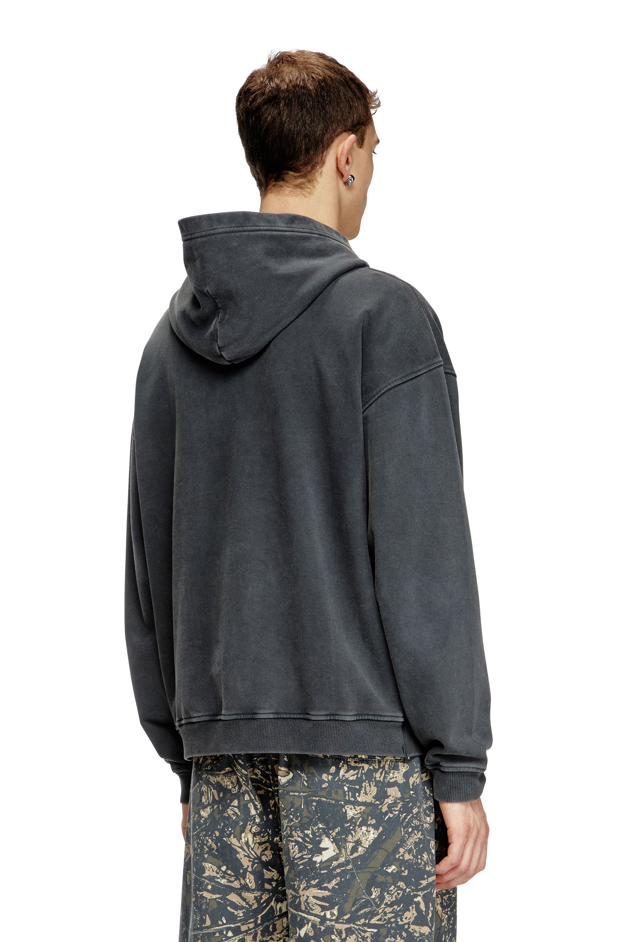 Diesel - S-BOXT-HOOD-R10, Sudadera con capucha con logotipo Oval D en relieve Hombre in ToBeDefined - 4