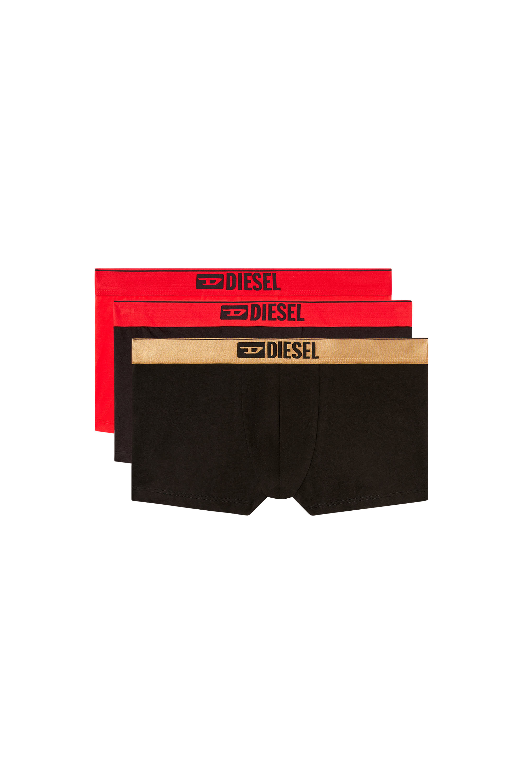 Diesel - DAMIEN-GFT-3PACK, Paquete de tres bóxers ajustados metálicos Hombre in Multicolor - 1