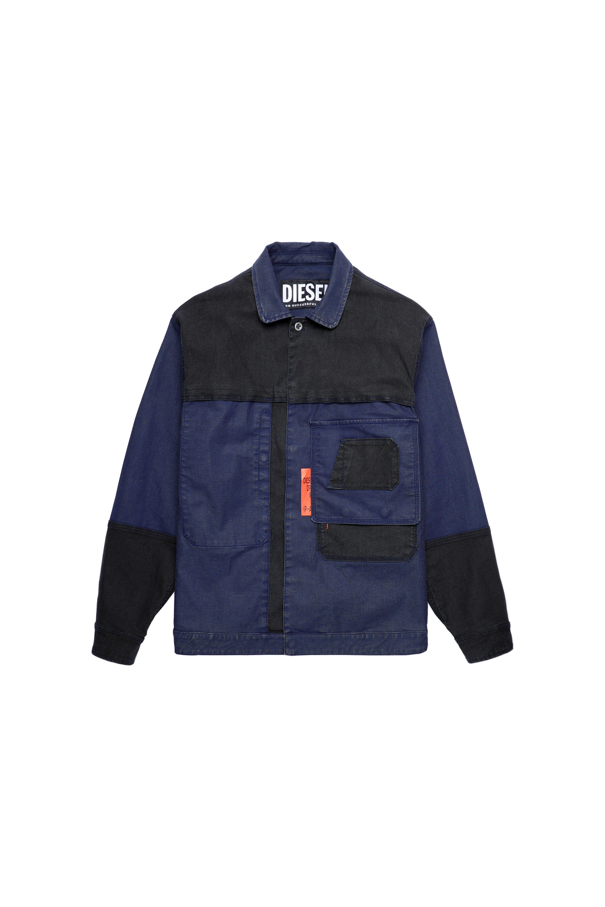 D-FETZ-SP JOGGJEANS, Negro/Azul marino - Chaquetas de denim