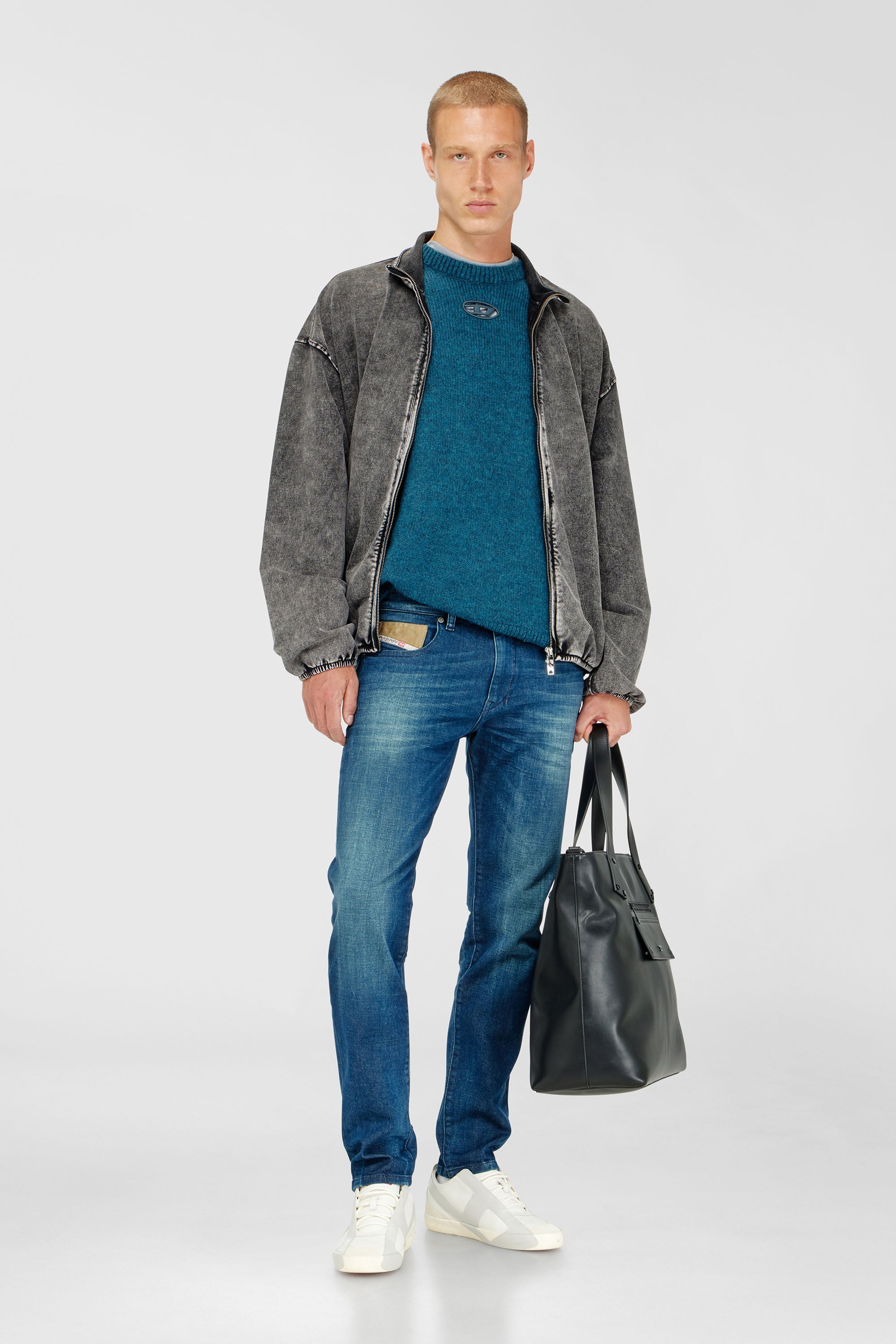 Diesel - Slim Jeans 2019 D-Strukt 0PBBZ Hombre, Azul medio - 1