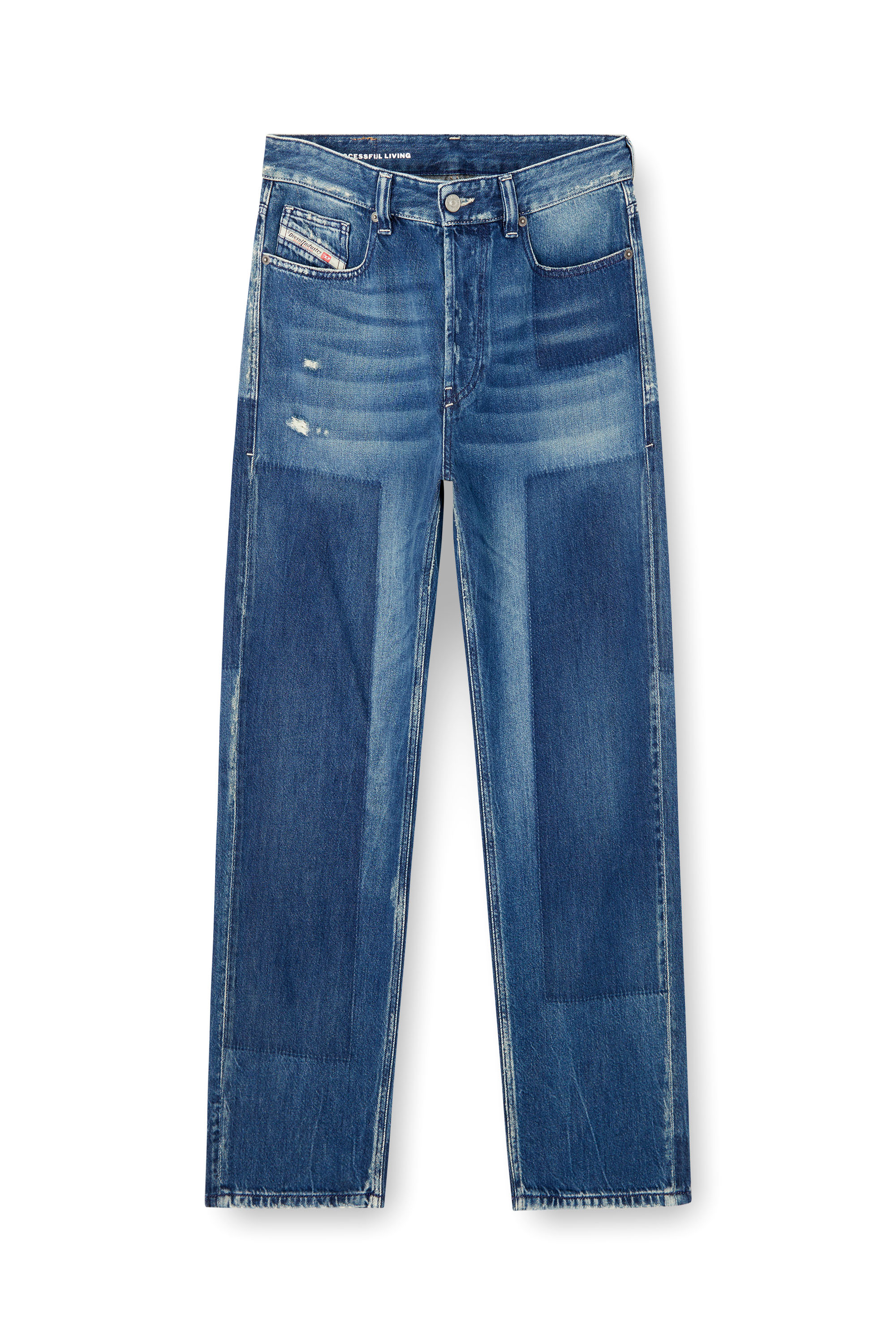 Diesel - Regular Jeans 2024 D-Macs 09M52 Hombre, Azul Oscuro - 3