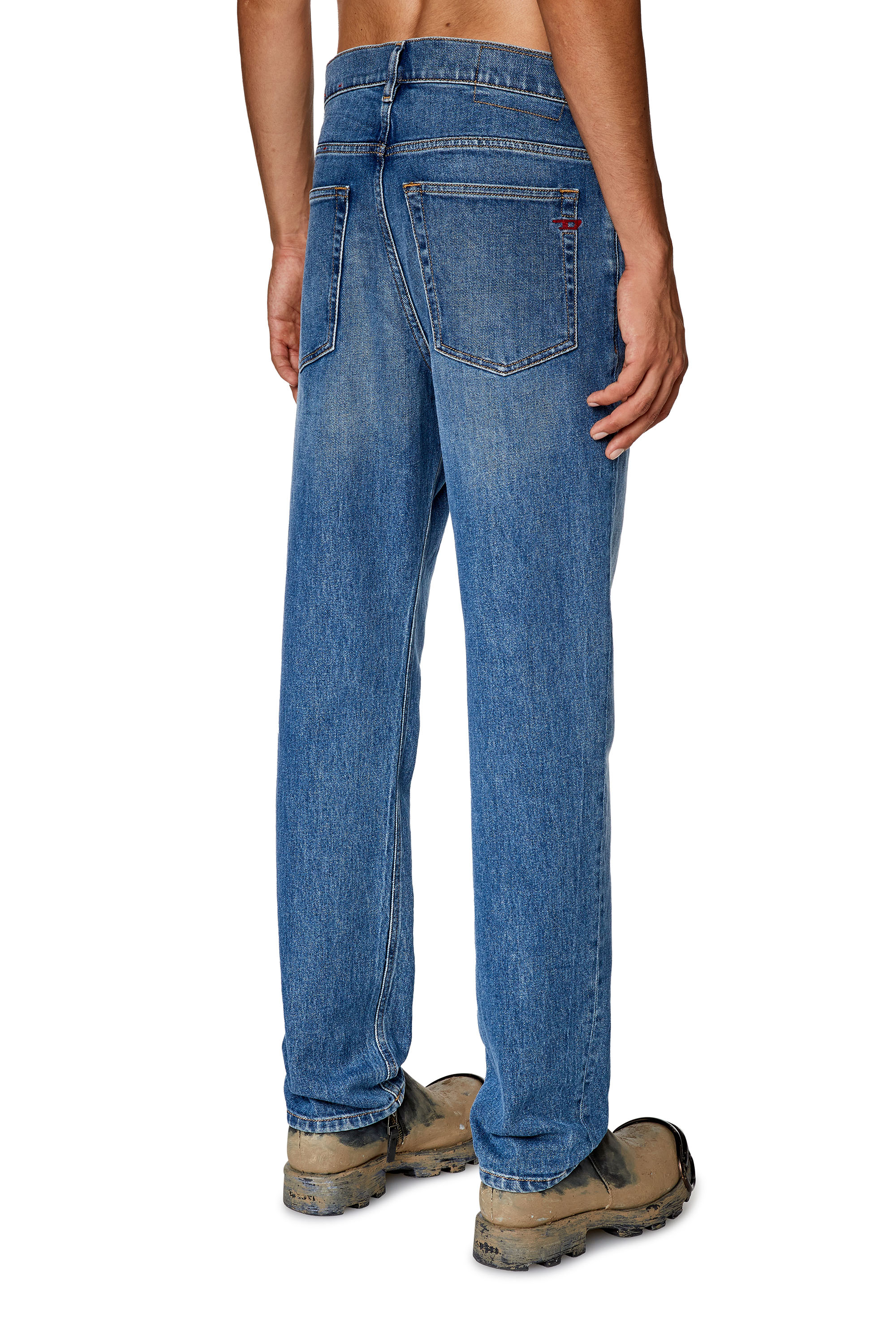 Diesel - Tapered Jeans 2005 D-Fining 09F82, Azul medio - Image 2