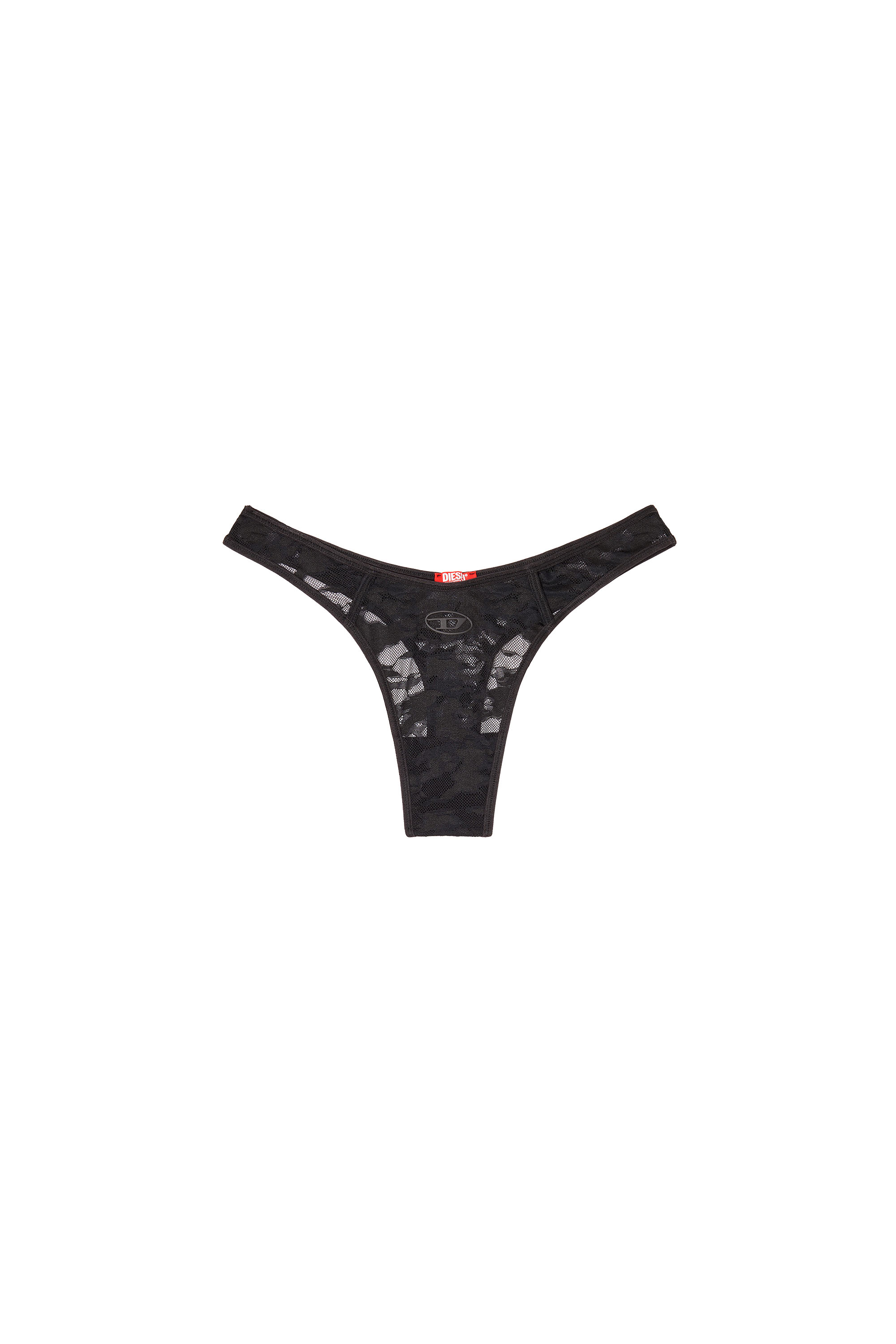 Diesel - MICRO-PUNCHY-UTLT, Tanga de encaje de nailon con Oval D Mujer in ToBeDefined - 3