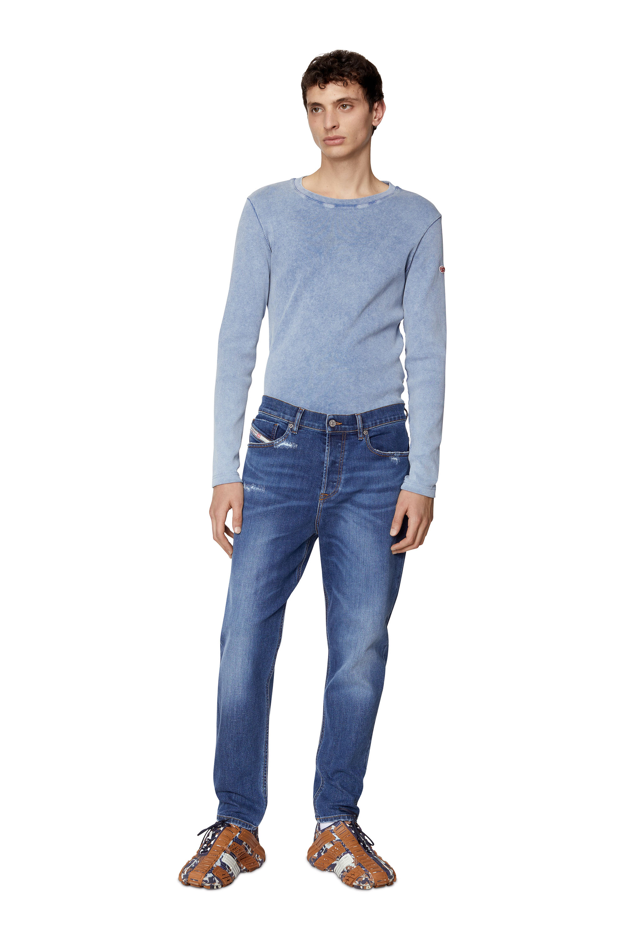 Diesel - 2005 D-FINING 09E07 Tapered Jeans, Azul medio - Image 6