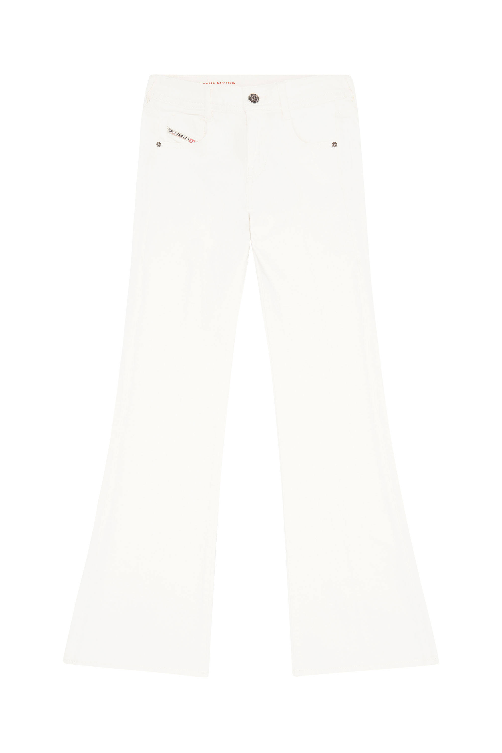 Diesel - Bootcut Jeans 1969 D-Ebbey 09D63 Mujer, Blanco - 3