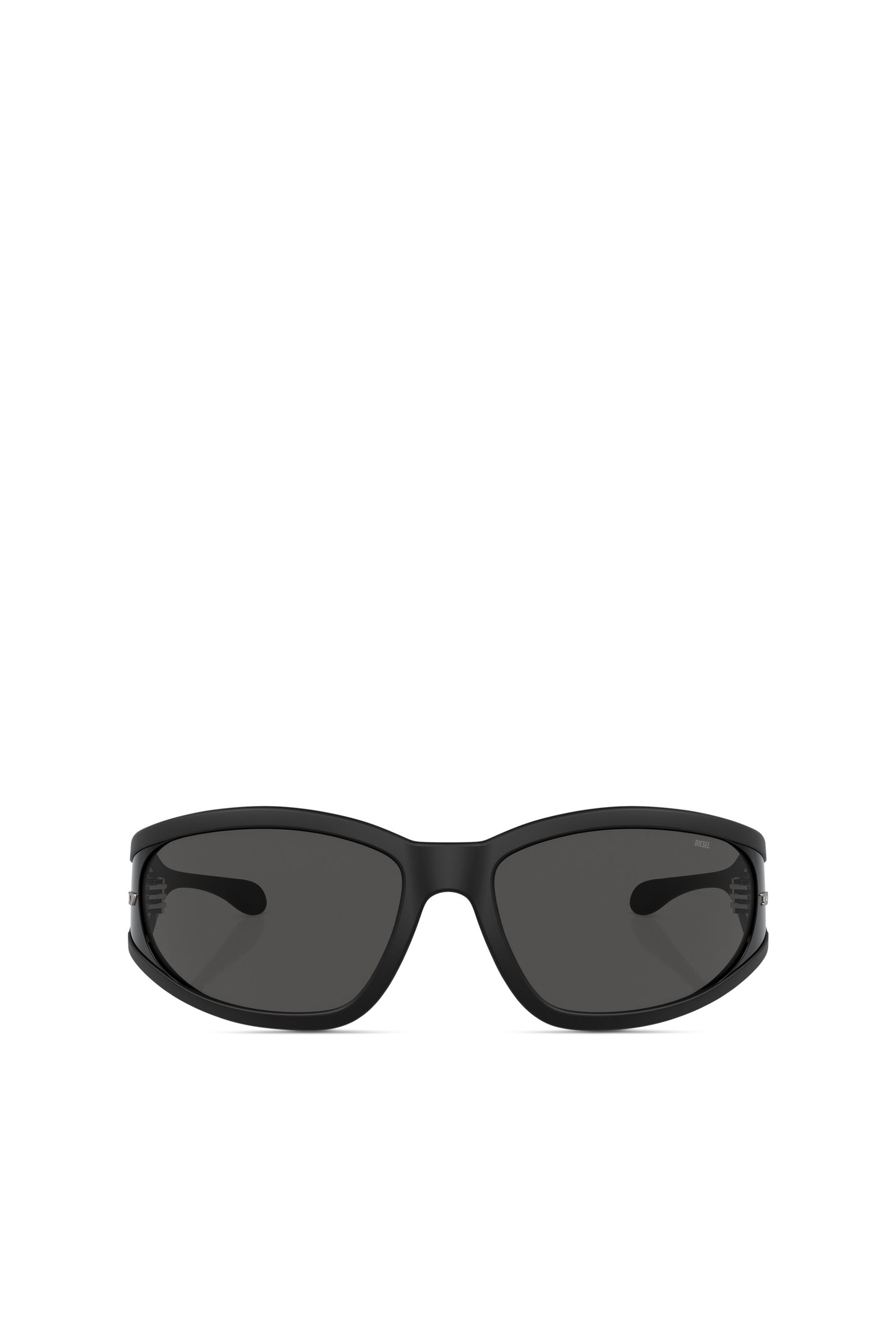 Diesel - 0DL3002, Gafas de sol rectangulares en acetato Unisex in Negro - 1