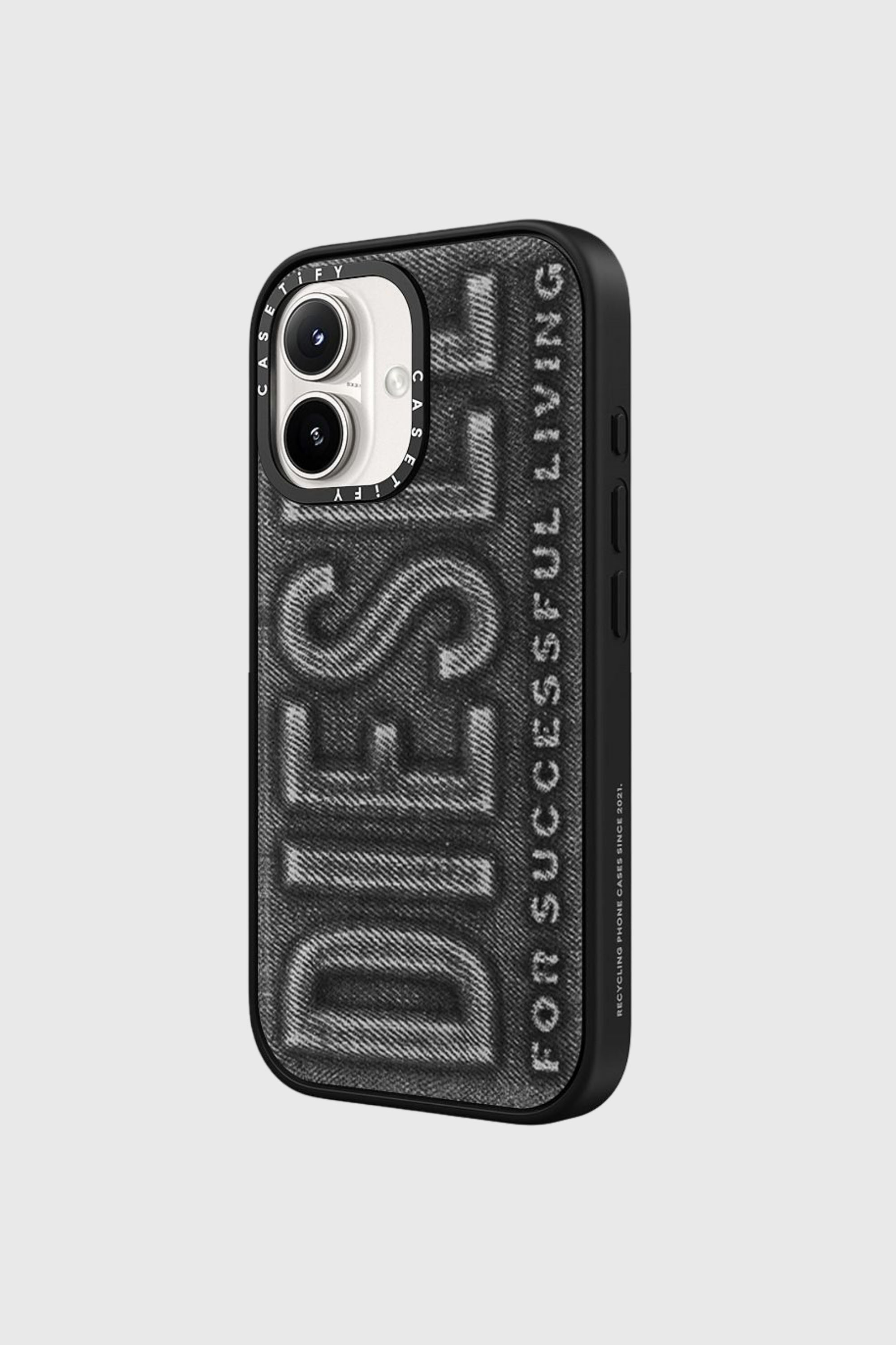 Diesel - 60562 MOULDED CASE, Funda Biscotto impact por iPhone 16 Unisex in Negro - 2