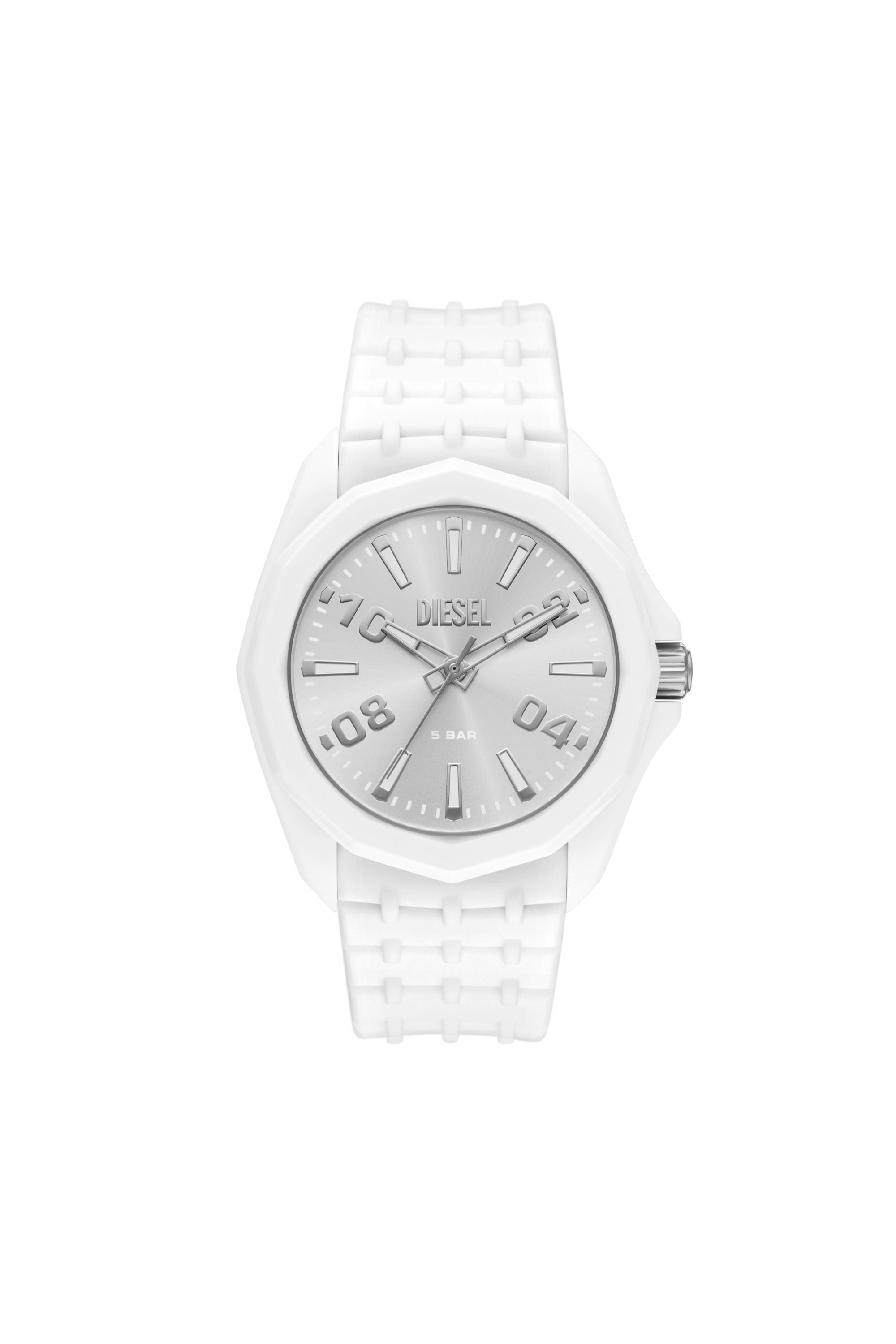 Diesel - DZ2244 WATCH, Reloj Stinger de silicona blanca Hombre in Blanco - 1