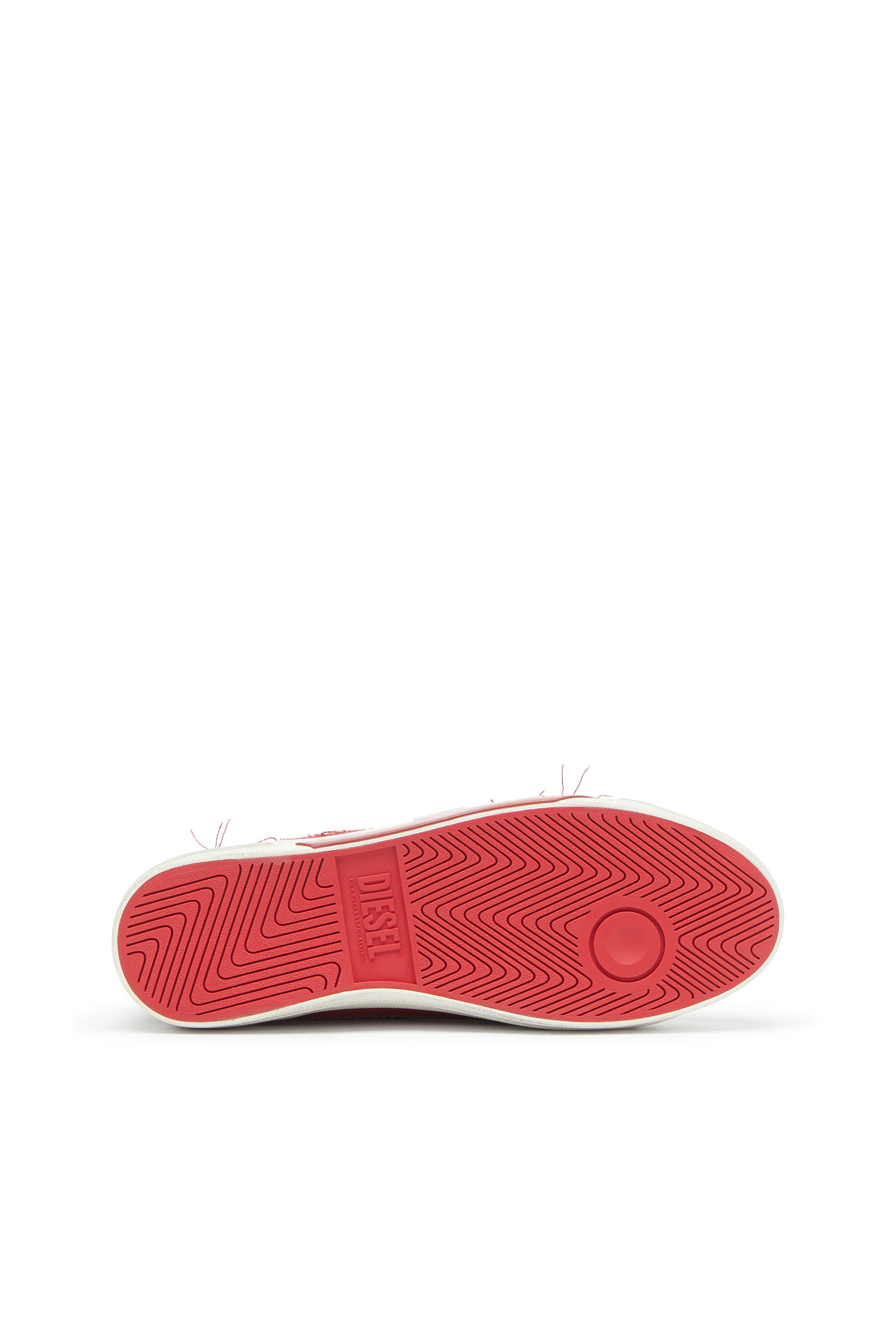 Diesel - S-D-VERSE ZIP MID II, S-D-Verse - Zapatillas denim con logo D Hombre in Azul marino - 4
