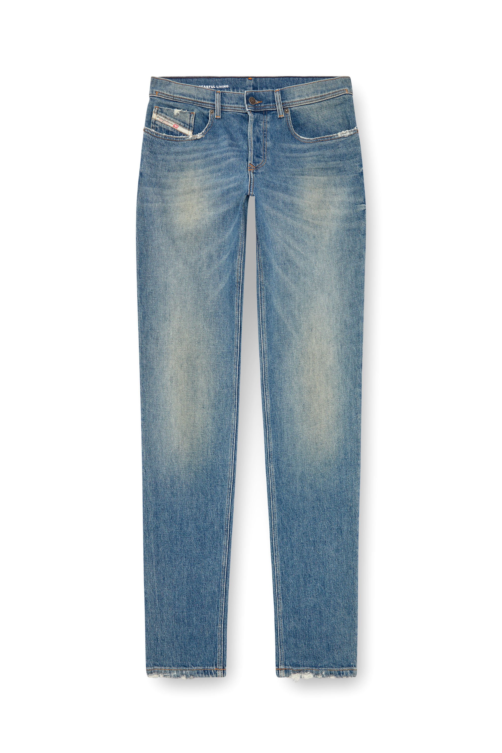 Diesel - Tapered Jeans 2023 D-Finitive 0GRDB, Hombre Tapered Jeans - 2023 D-Finitive in Azul marino - Image 3