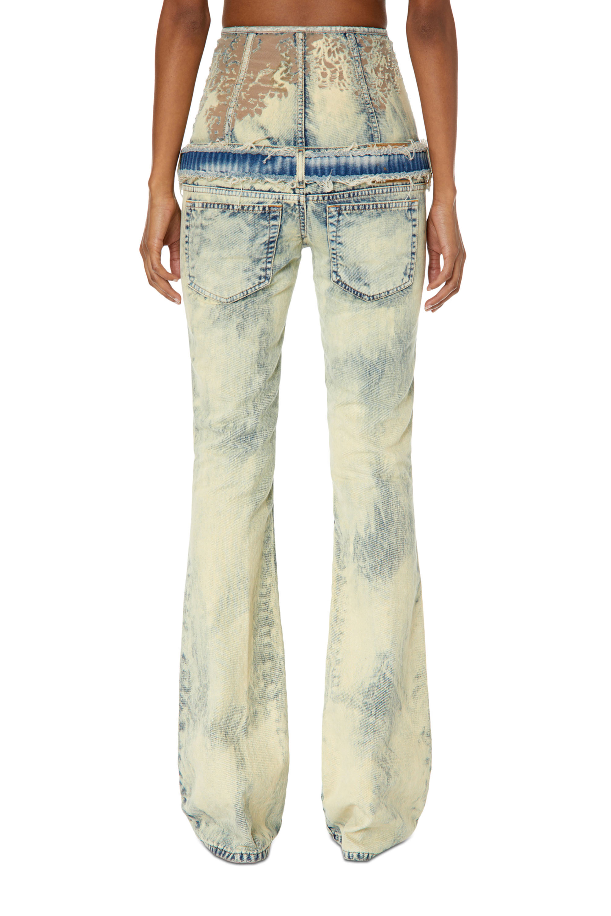 Diesel - Bootcut and Flare Jeans 1969 D-Ebbey 068GP Mujer, Azul Claro - 4