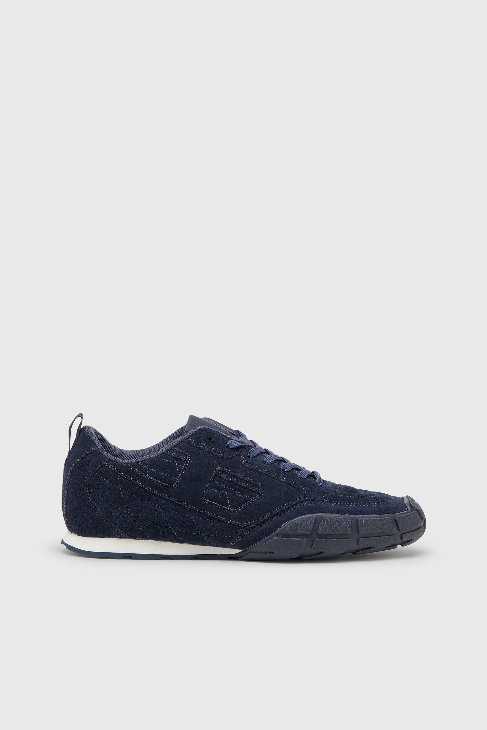 Diesel - S-PAGODHA LOW, S-Pagodha-Zapatillas de gamuza acolchada con dise&ntilde;o Hombre in Azul marino - 1