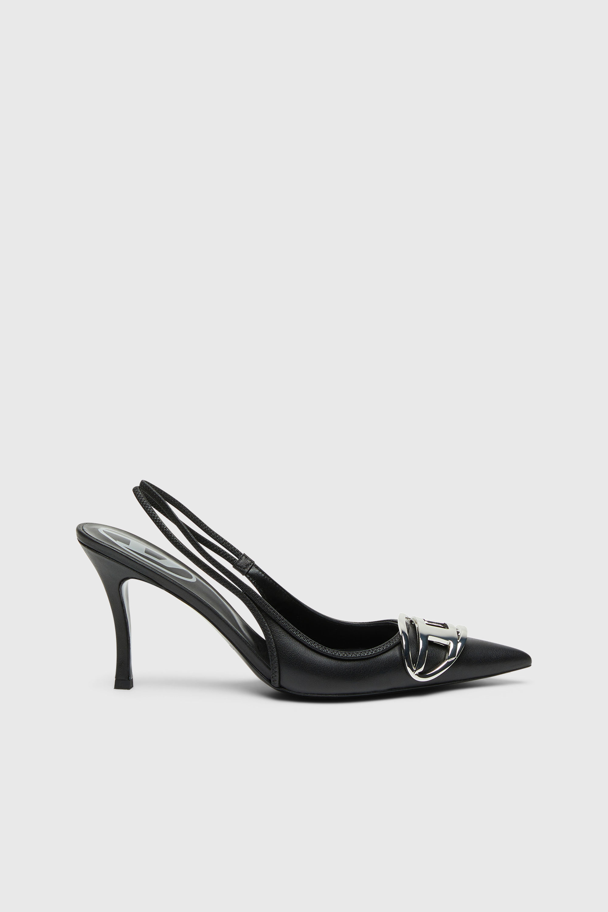 Diesel - D-VENUS SB, D-Venus-Zapatos de tac&oacute;n de mujer en cuero napa Mujer in Negro - 1
