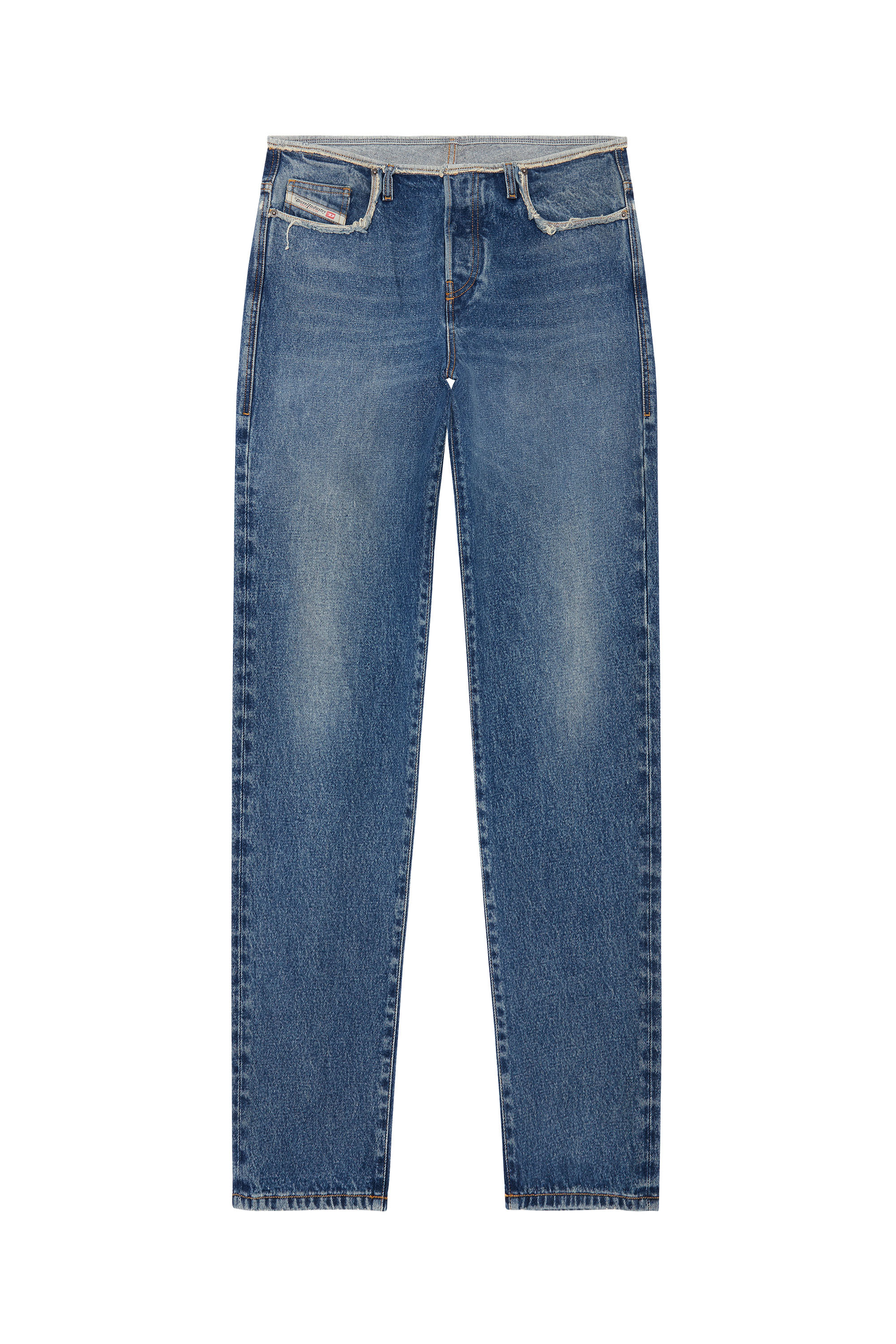 Diesel - D-Pend 007F2 Straight Jeans, Azul medio - Image 6