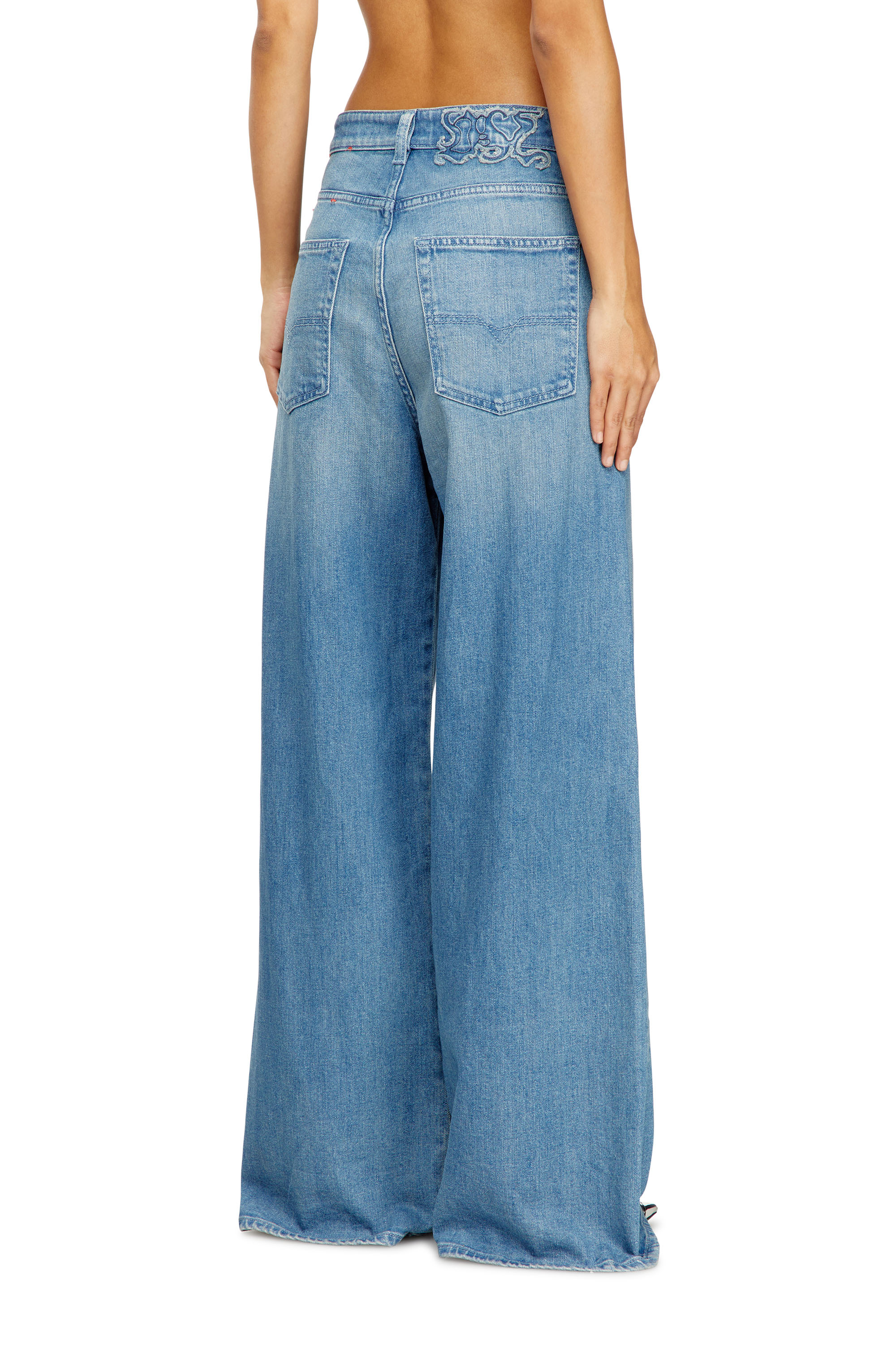 Diesel - Relaxed Jeans 1996 D-Sire 09Q18 Mujer, Azul medio - 4