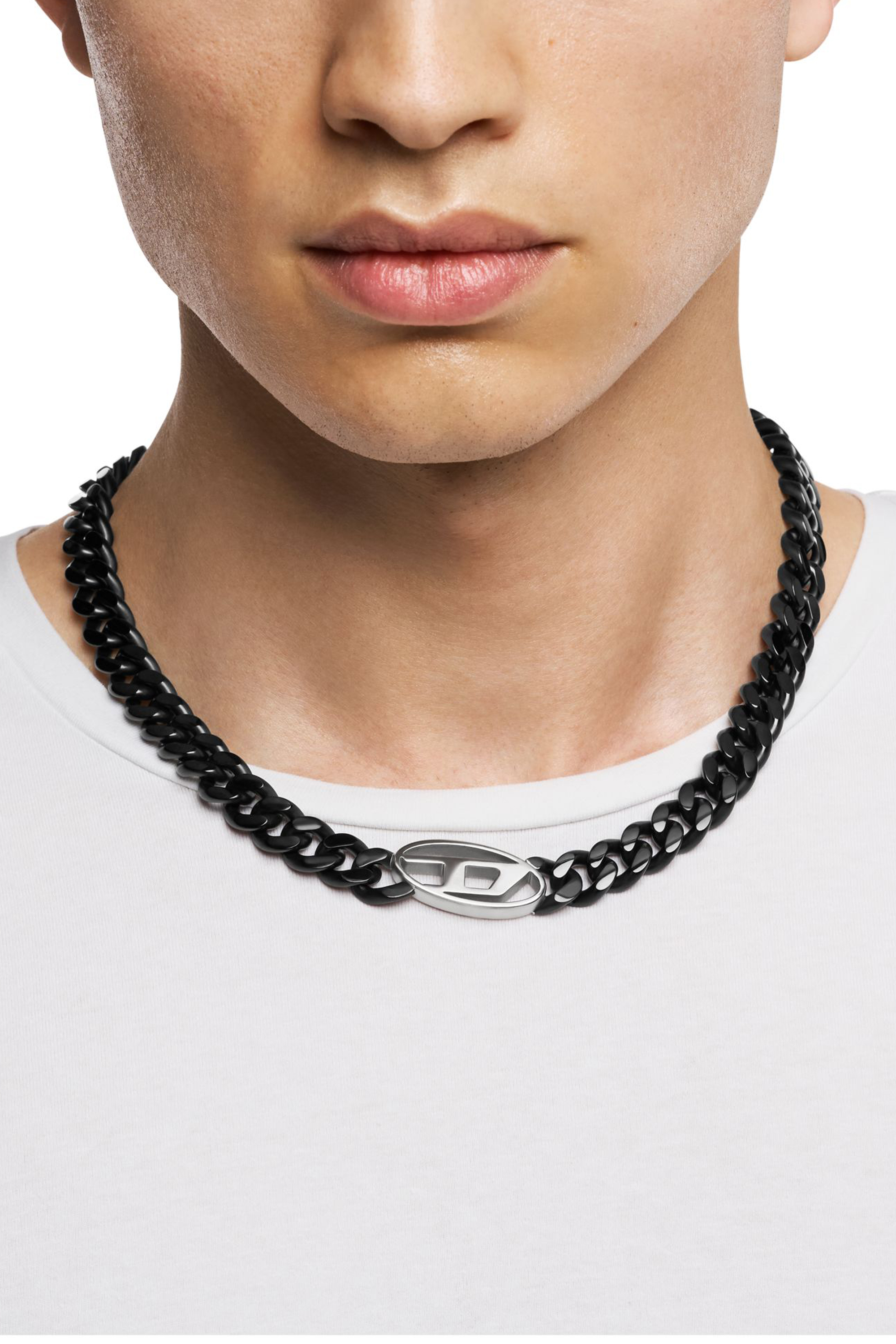 Diesel - DX1610931, Collar de cadena de acero inoxidable Unisex in Negro - 4