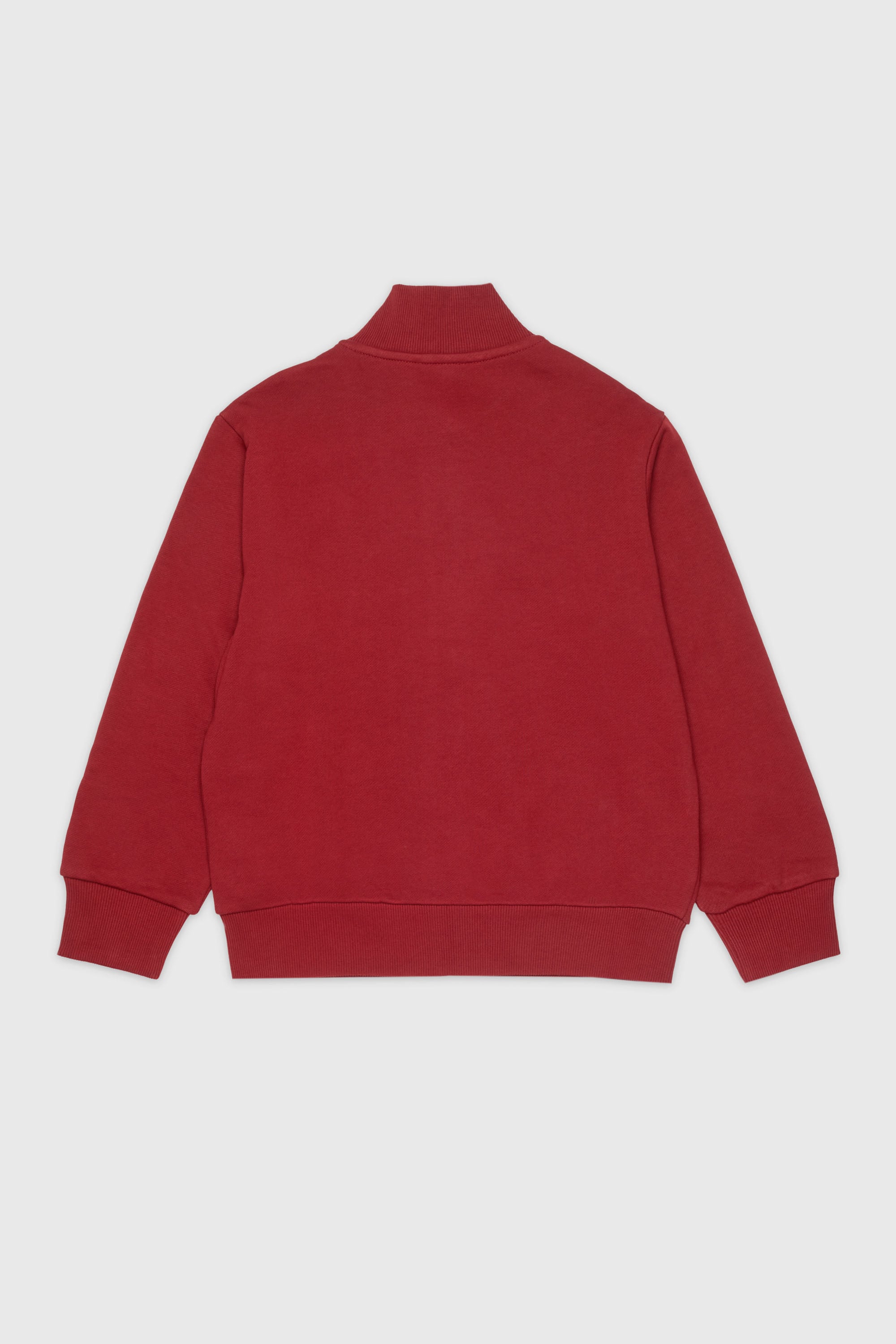Diesel - SCIRCLEZIP OVER, Man's Cotton sweatshirt with logo print in Red - 2
