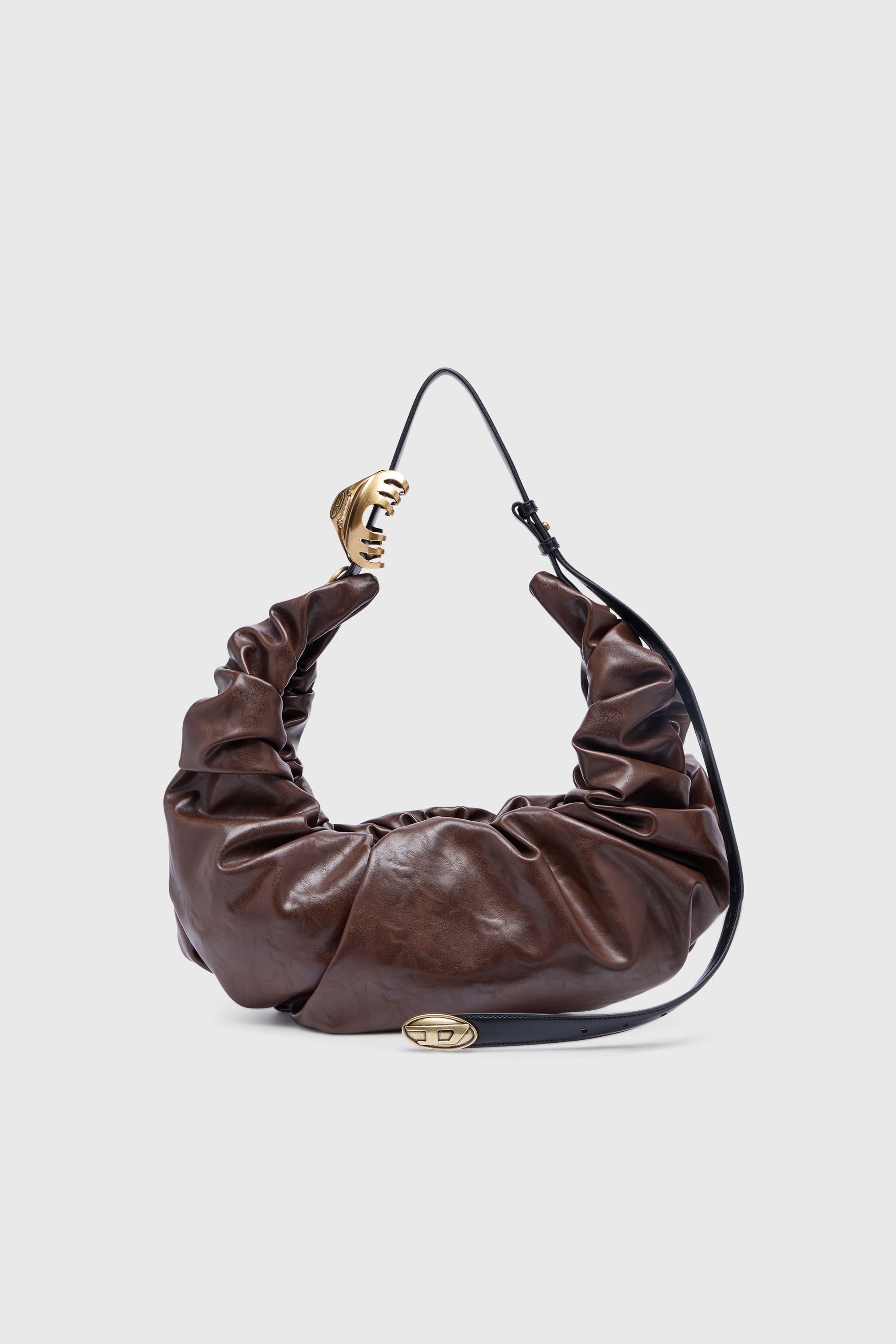Diesel - GRAB-D HOBO L, Grab-D-Bolso hobo grande arrugado Mujer in Marr&oacute;n - 1