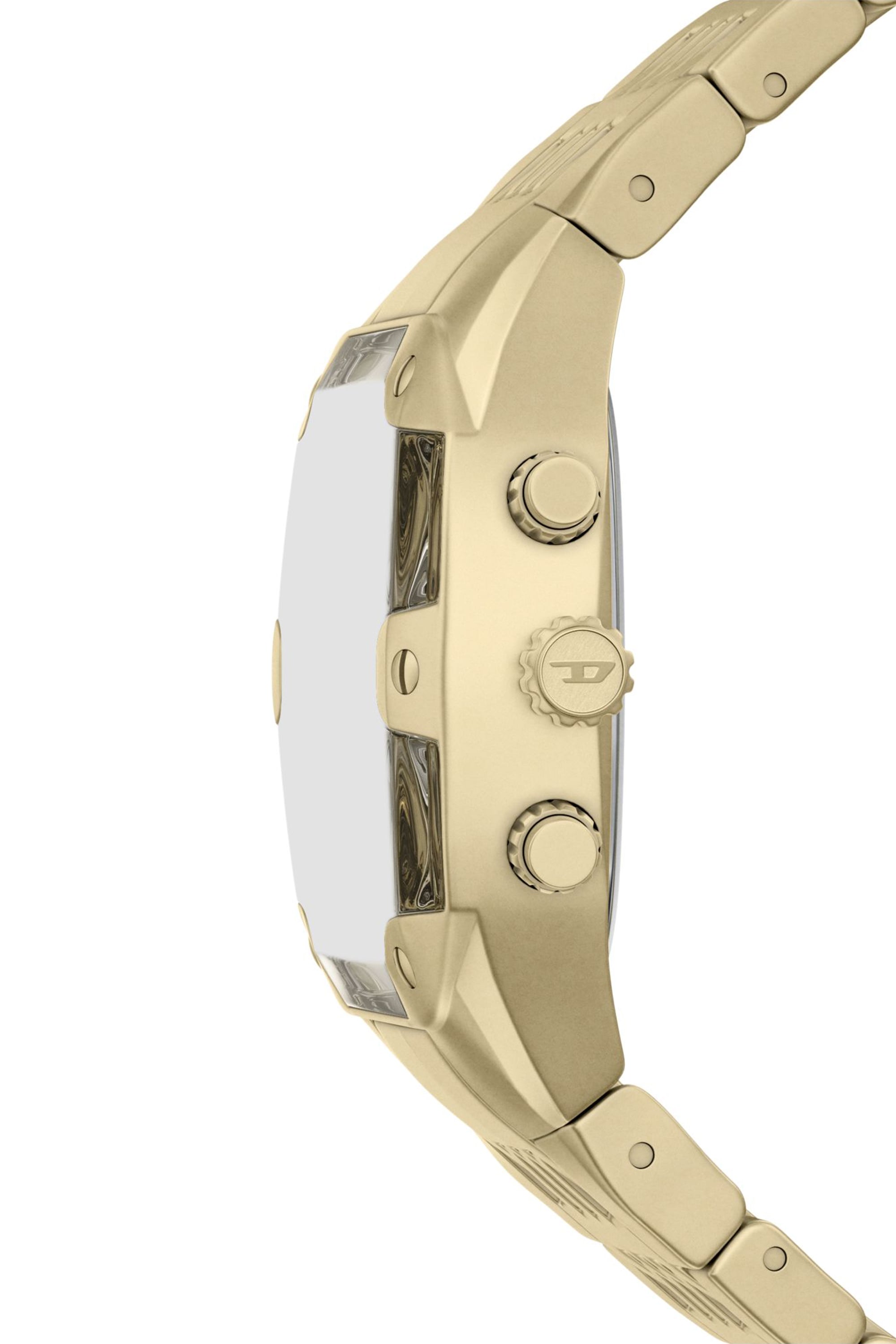 Diesel - DZ4718 WATCH, Reloj Spiked Cushion de acero inoxidable tono dorado Hombre in Dorado - 3