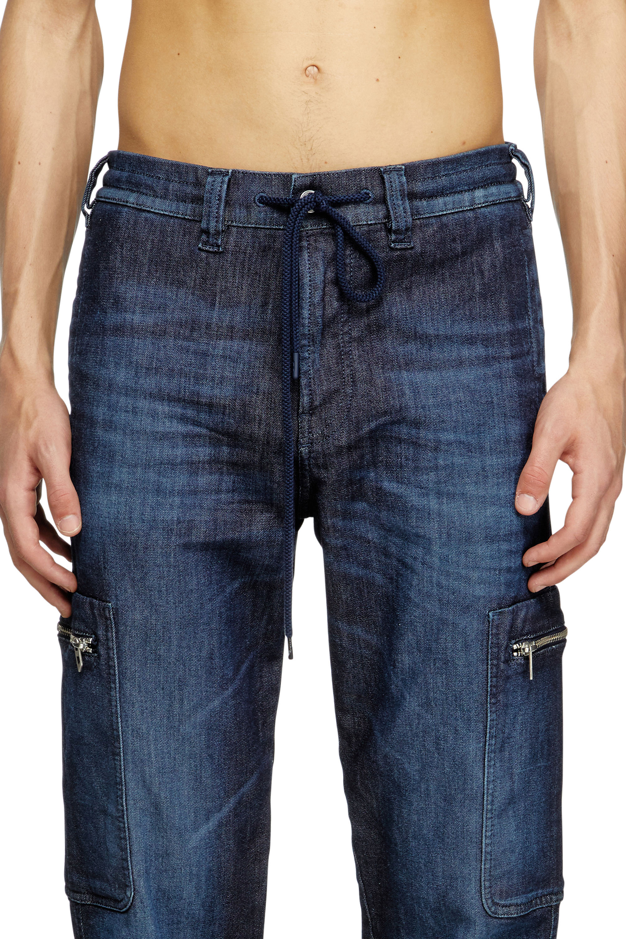 Diesel - Slim D-Lab JoggJeans® 09L11 Unisex, Azul Oscuro - 5