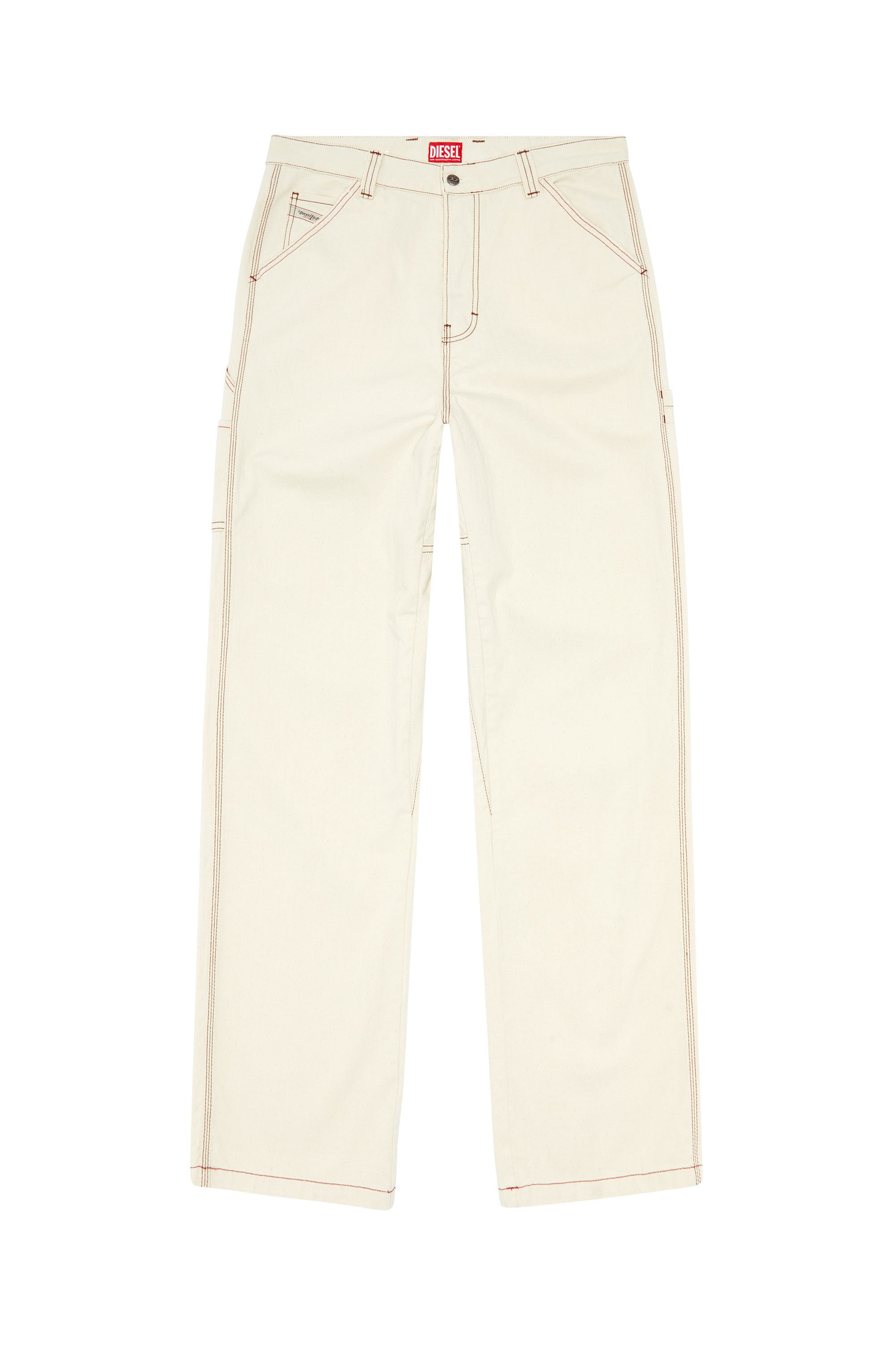 Diesel - Straight Jeans D-Livery 0GRDQ, Hombre Straight Jeans - D-Livery in Blanco - Image 3