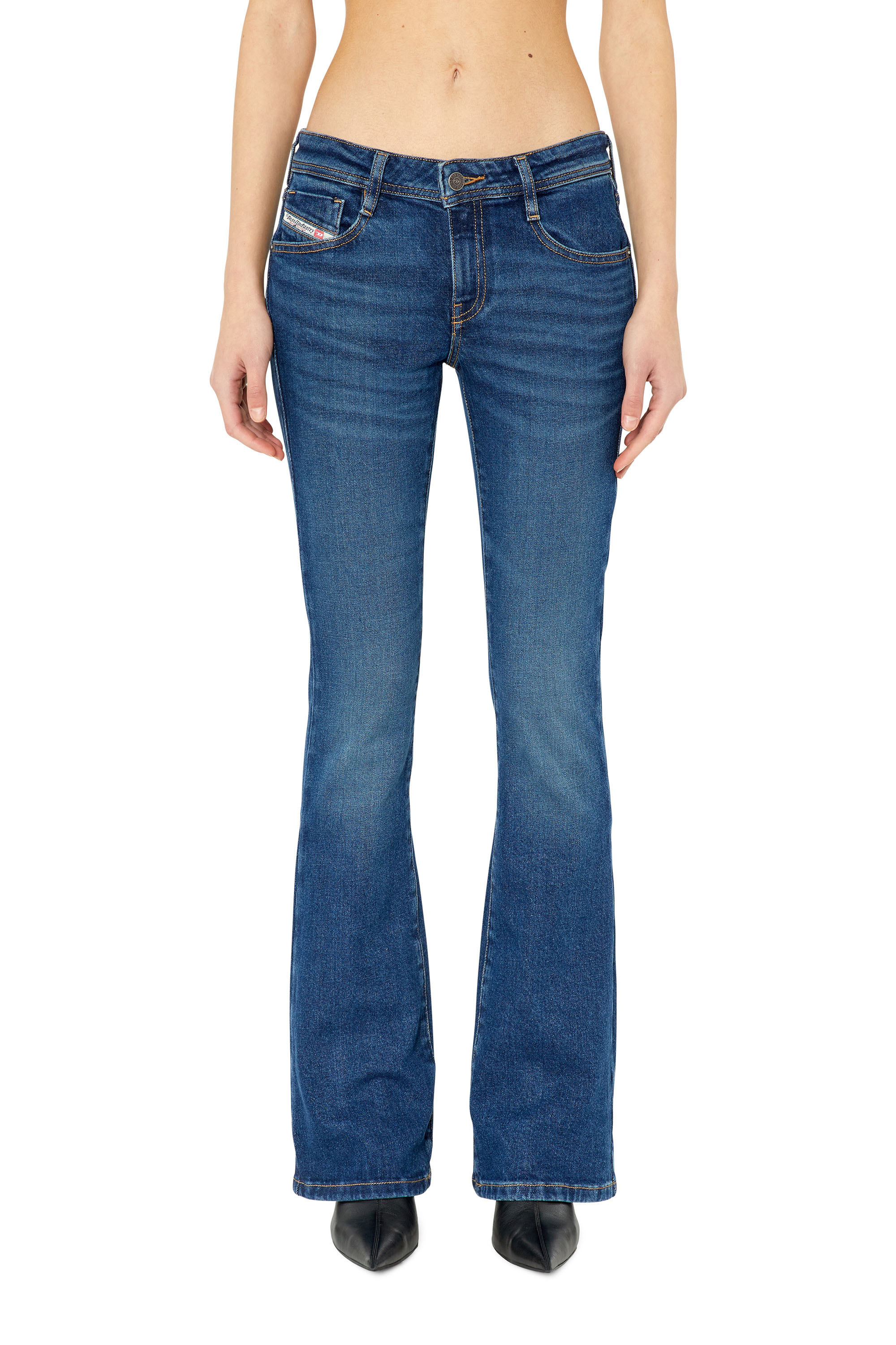 Diesel - 1969 D-EBBEY 0GYCS Bootcut and Flare Jeans, Azul Oscuro - Image 1