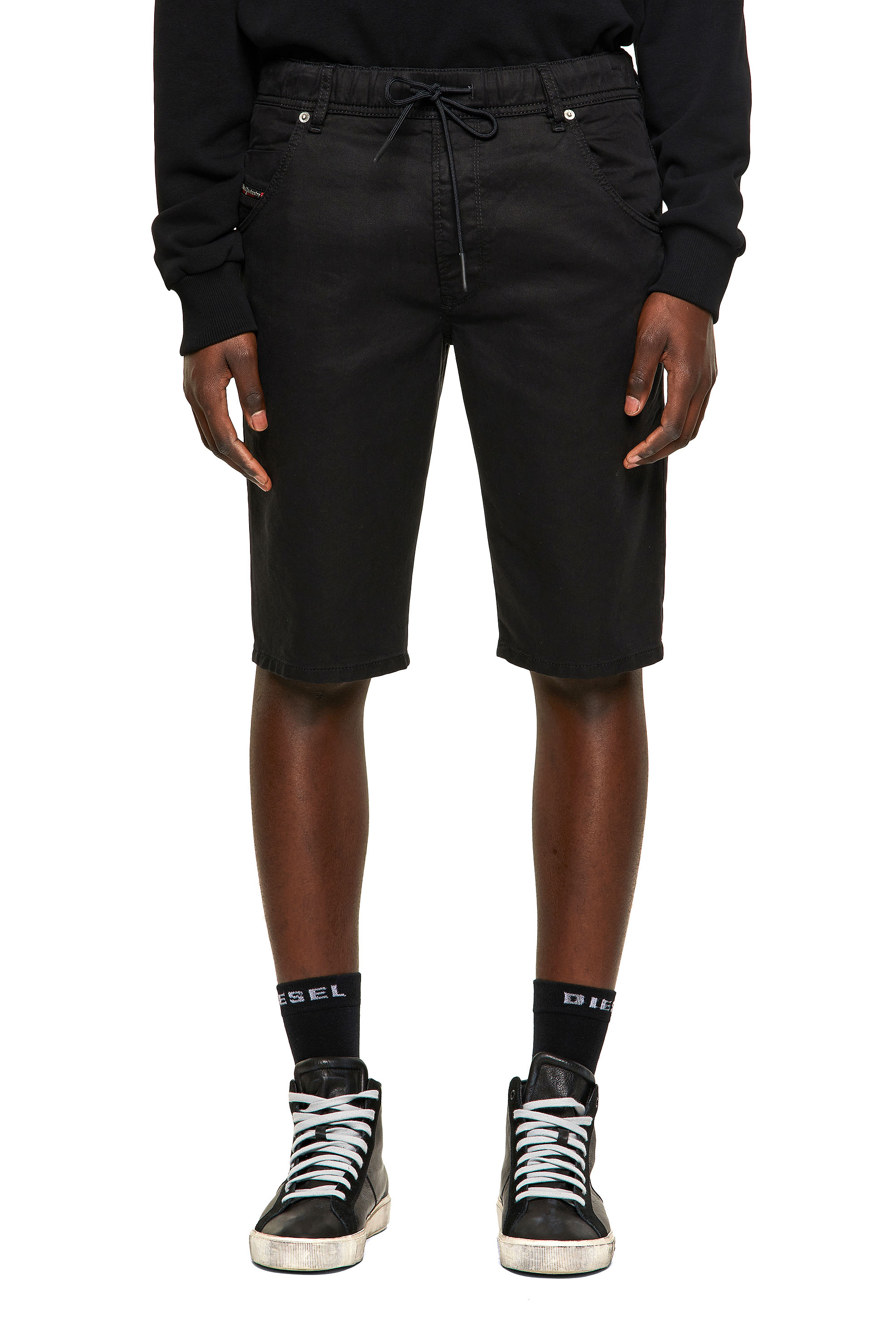 D-KROOSHORT JOGGJEANS, Negro/Gris oscuro - Shorts
