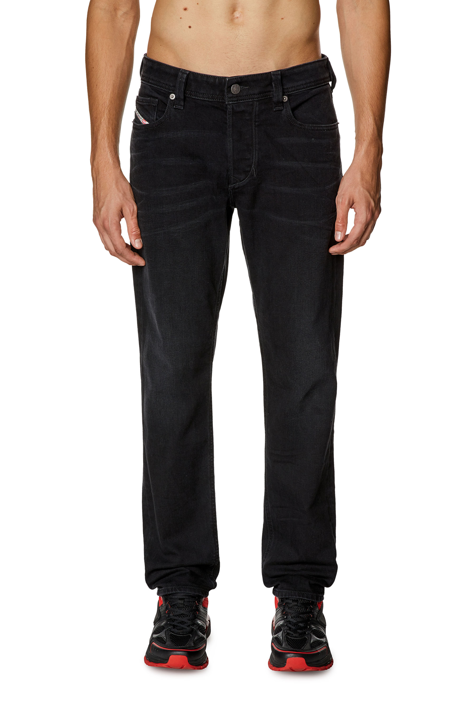 Diesel - Tapered Jeans 1986 Larkee-Beex 09D48, Negro/Gris oscuro - Image 1