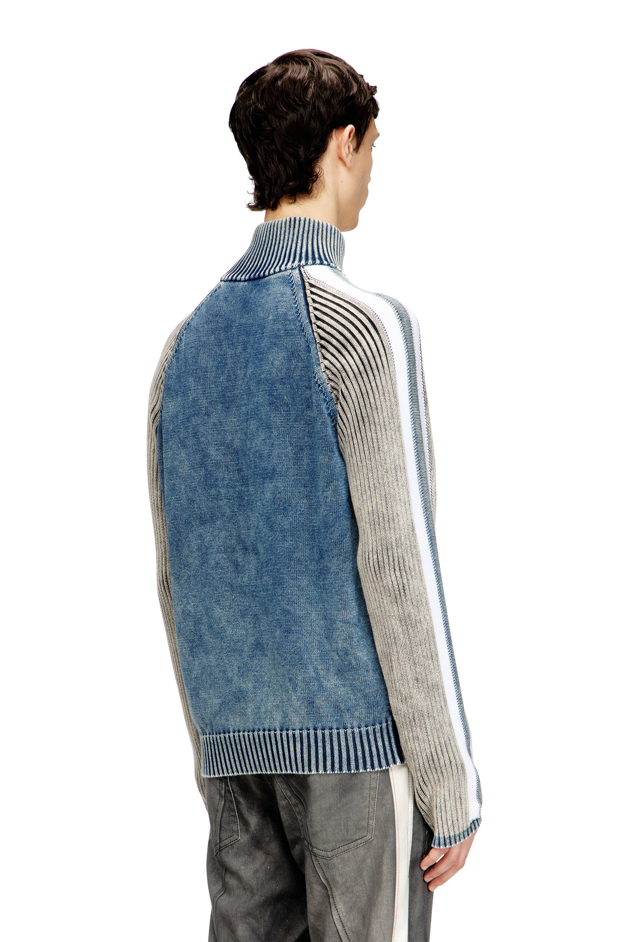 Diesel - K-HERONIMO, C&aacute;rdigan con cremallera y bandas deportivas Hombre in ToBeDefined - 4