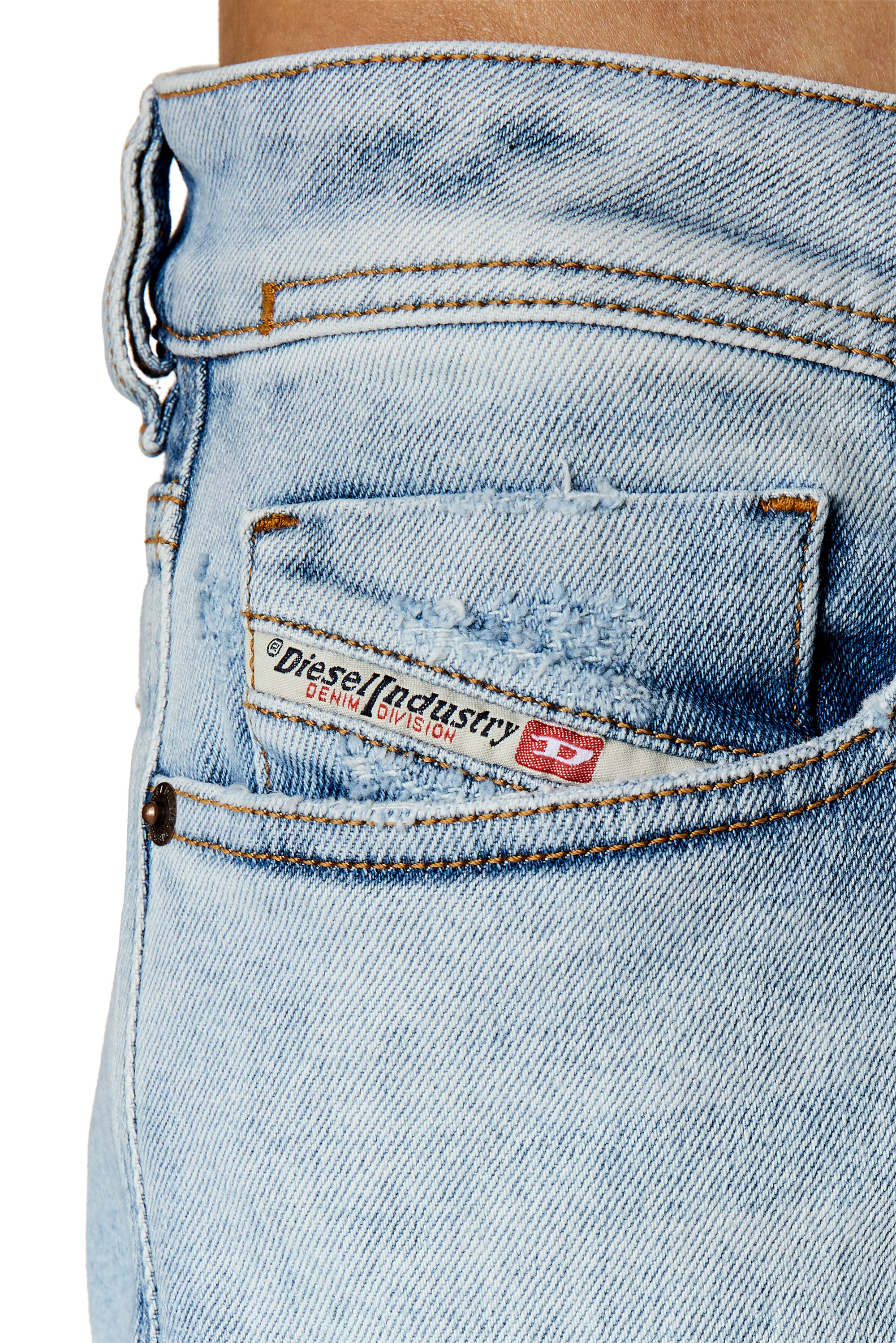 Diesel - 1979 Sleenker 09E90 Skinny Jeans, Azul Claro - Image 3